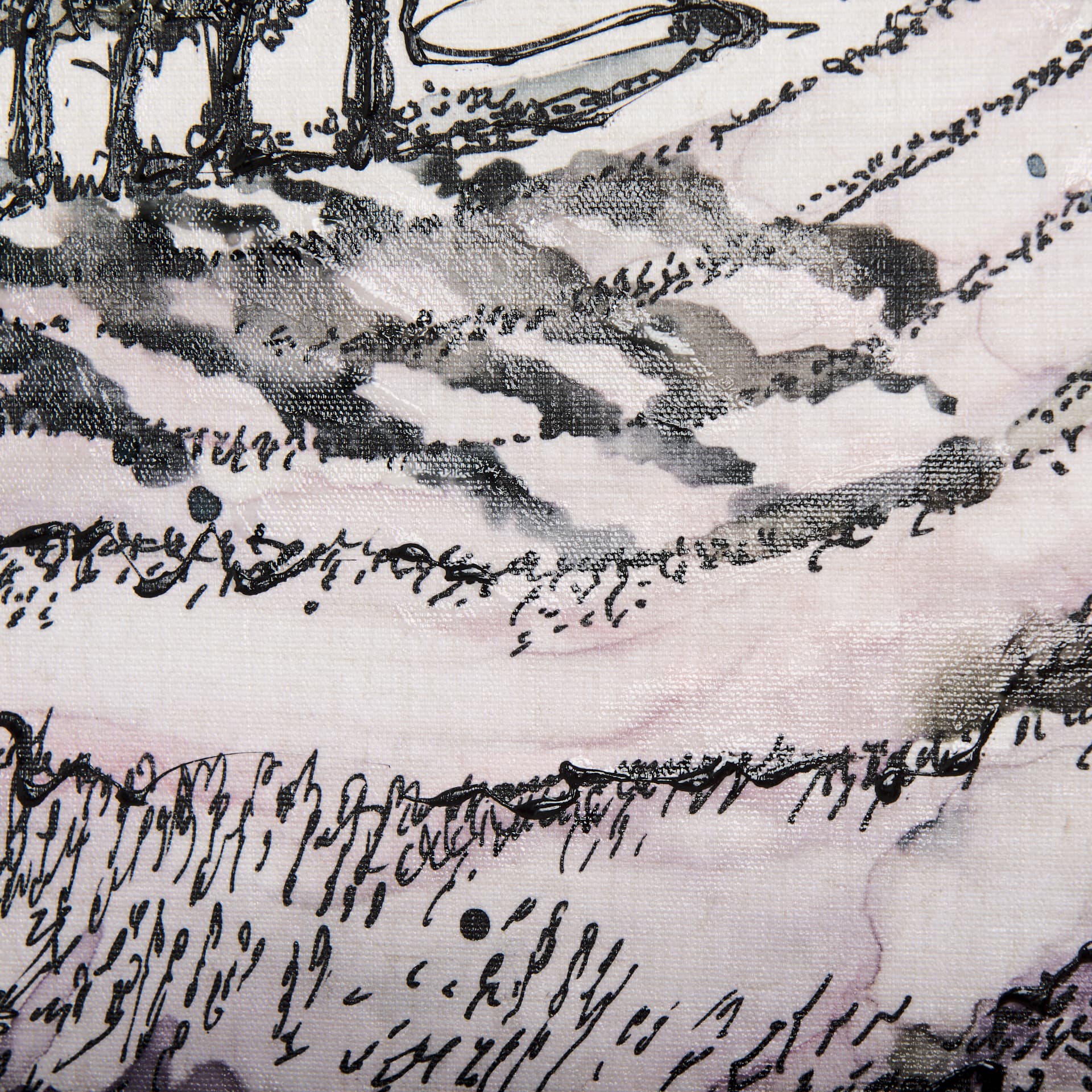 Travel memories II by Mercana Studio a Hand Embellished Textured Canvas — product photograph