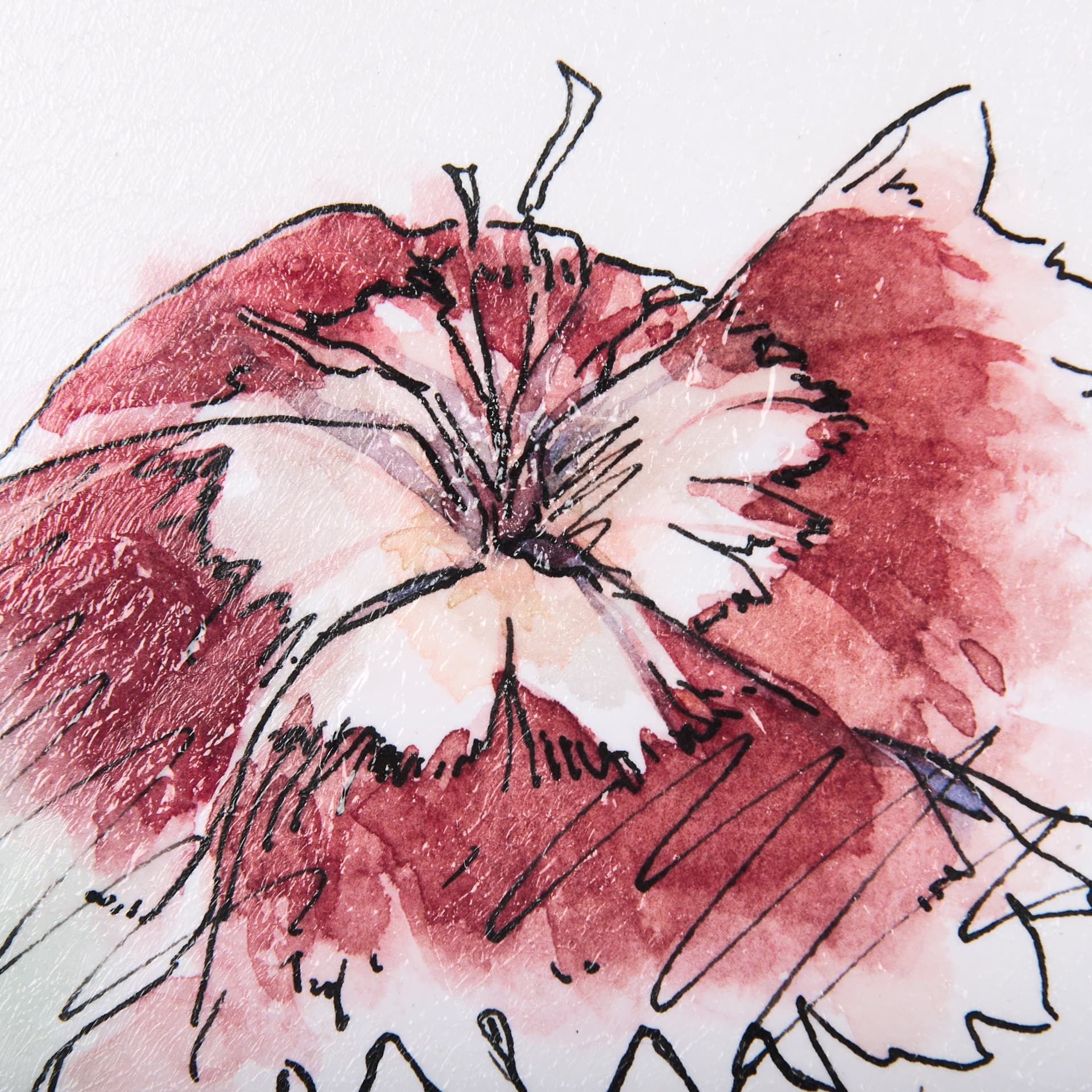 Dianthus I by Mercana Studio a Hand Embellished Textured Framed Art Print — product photograph