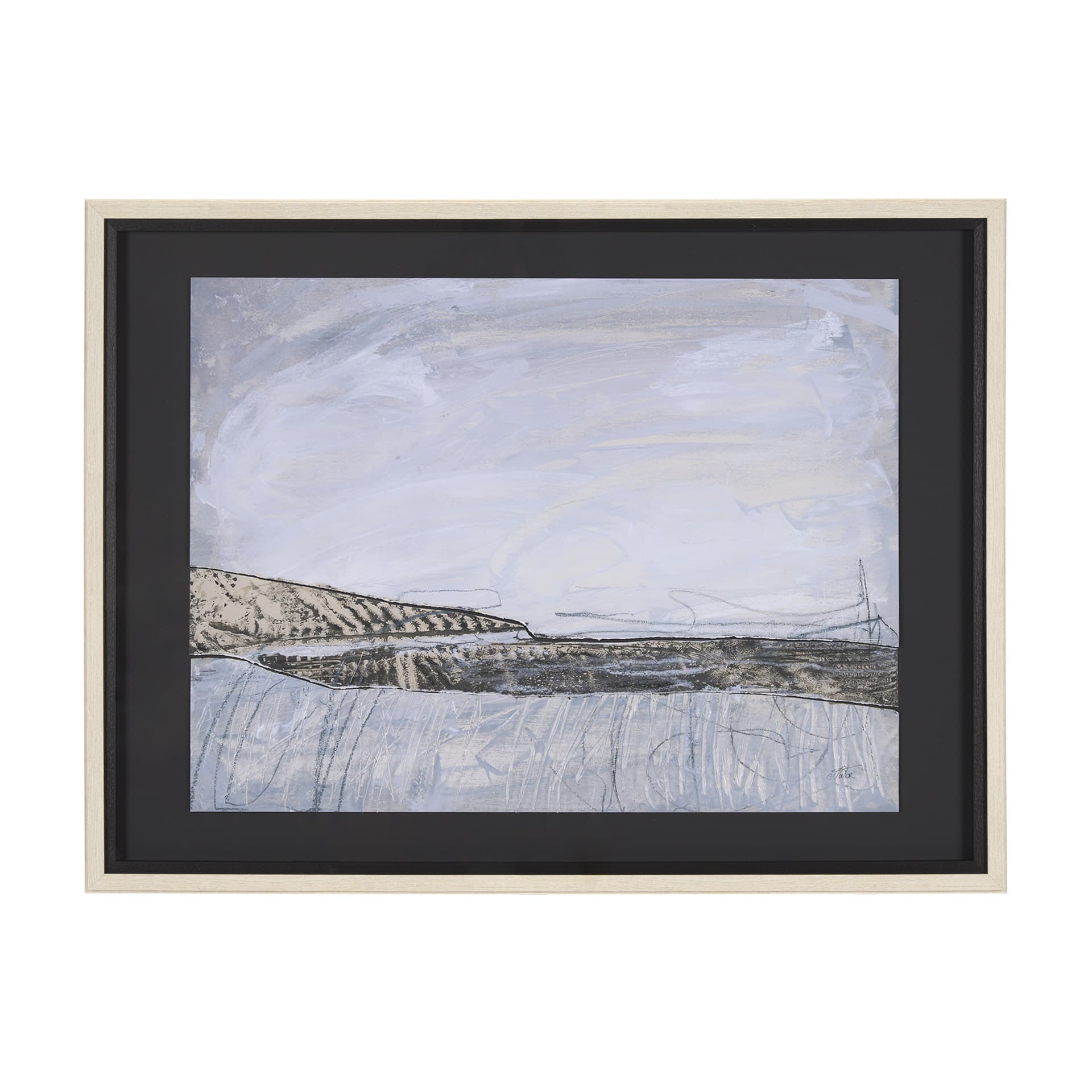 Mesmerized View II by Mercana Studio a Hand Embellished Framed Art Print Matted under Glass — product photograph