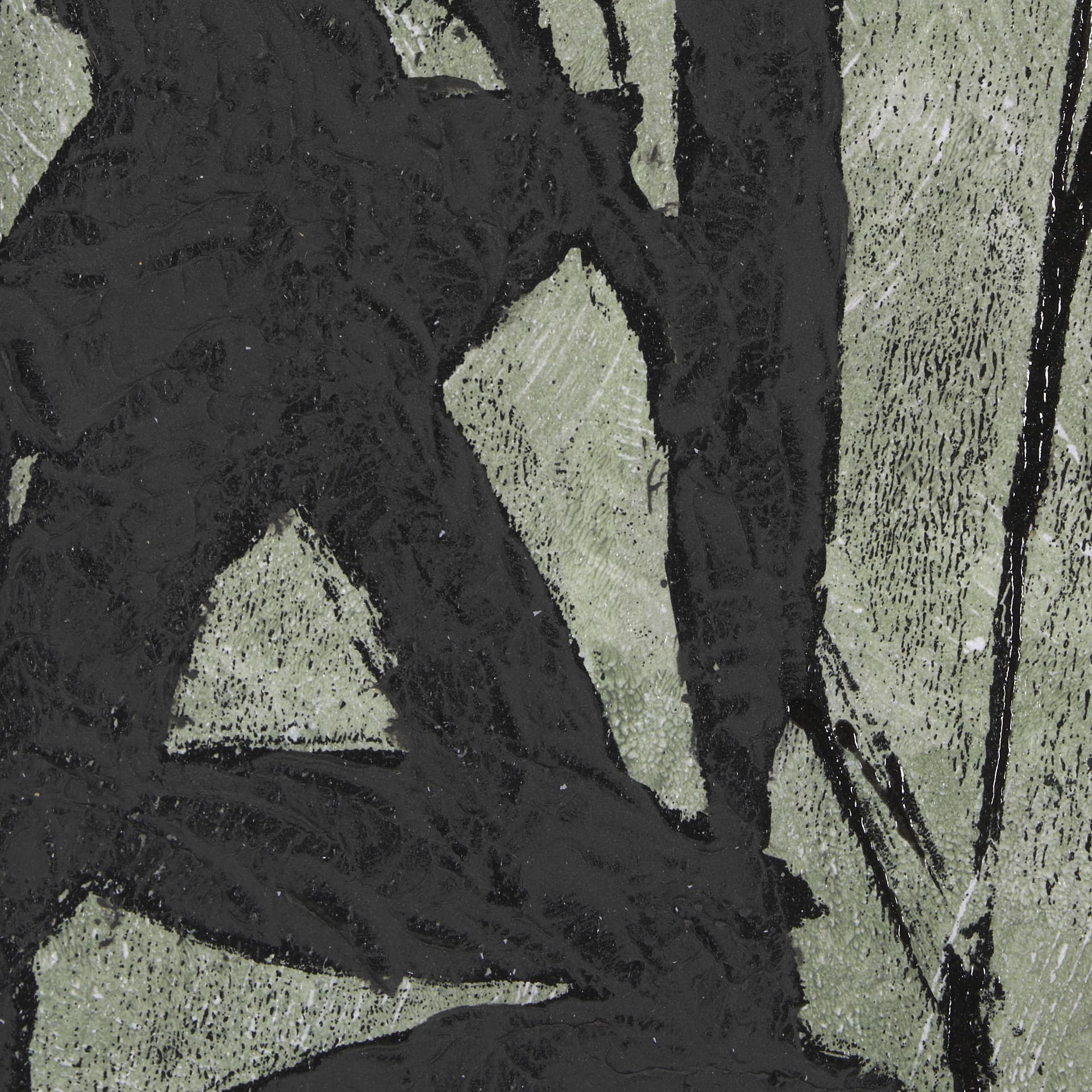 Etched Silouette VI by Mercana Studio a Hand Embellished Textured Framed Art Print — product photograph