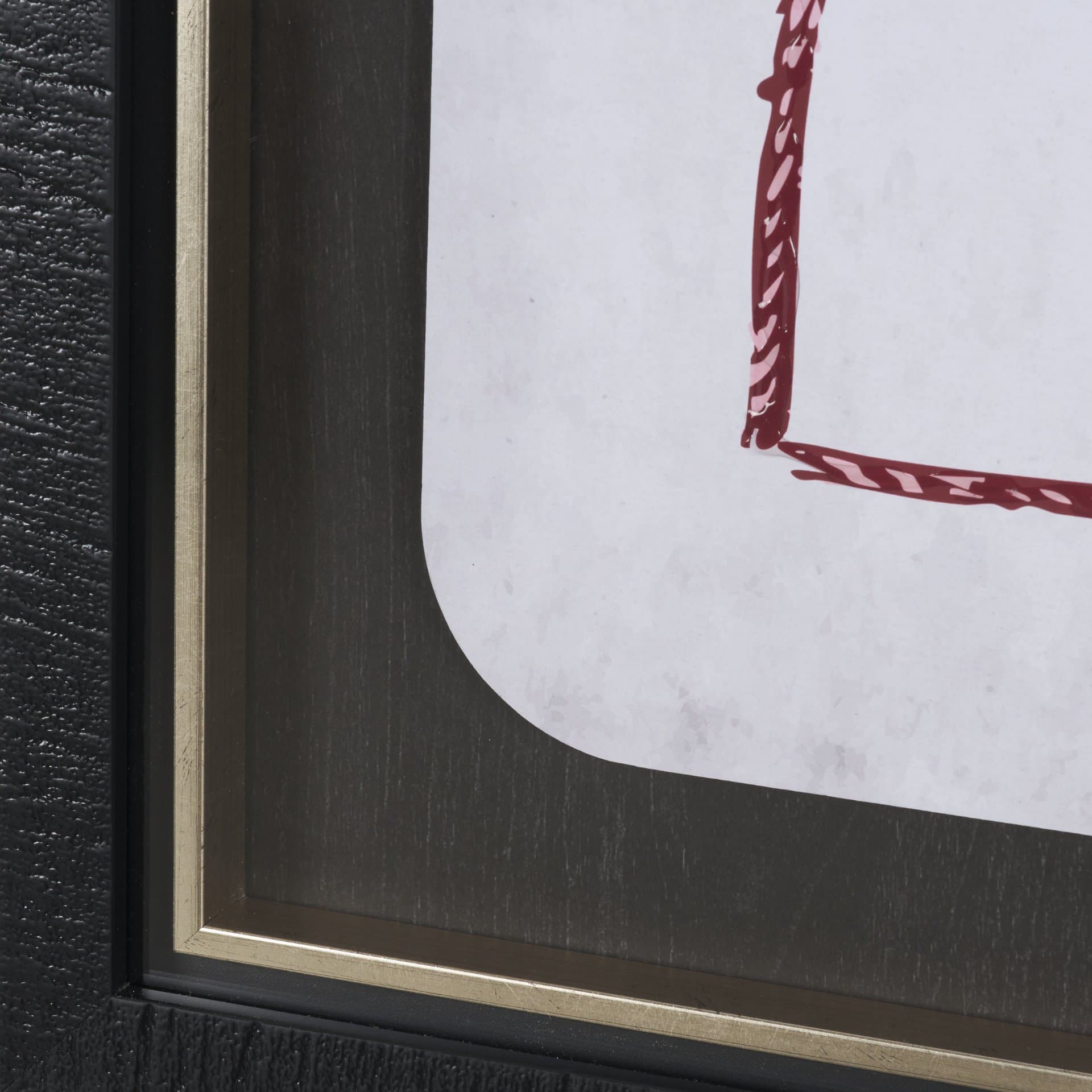 Wild West IV by Mercana Studio Hand-Embellished Framed Artwork Matted under Glass — product photograph