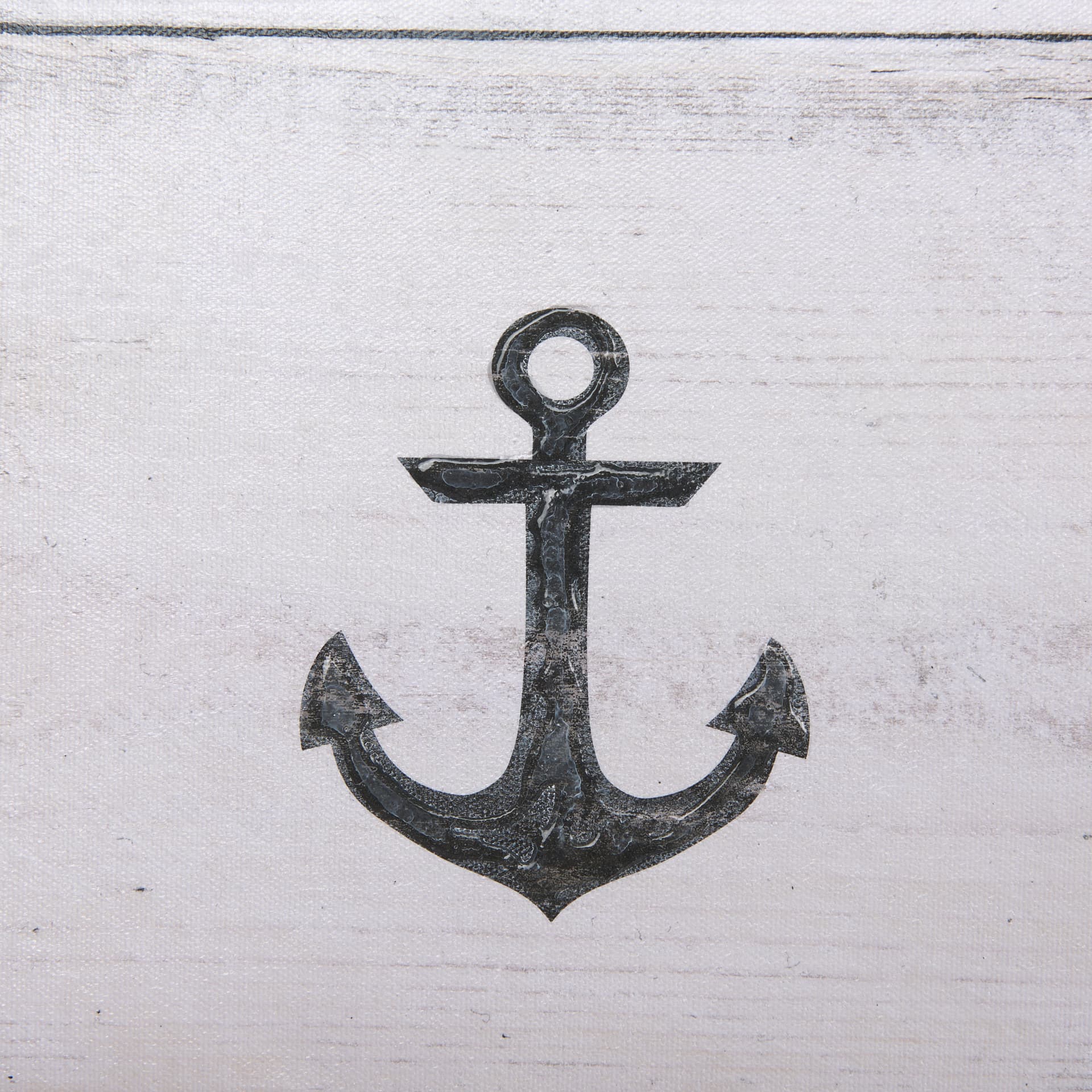 Anchors Away by Mercana Studio a Hand Embellished Textured Canvas — product photograph