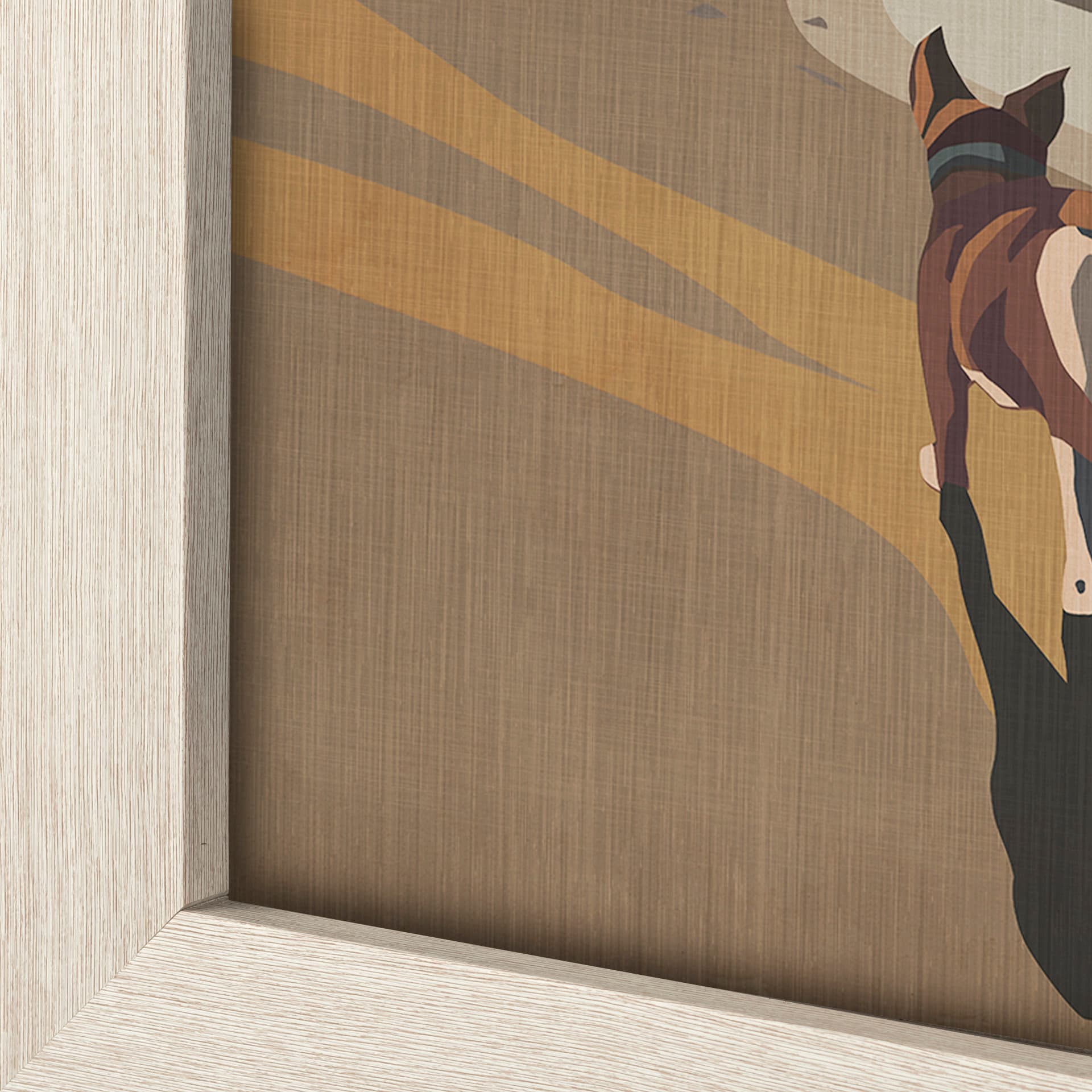 Oregon Go USA (L) by Mercana Studio a Hand Embellished Decograph Framed Art Print — product photograph