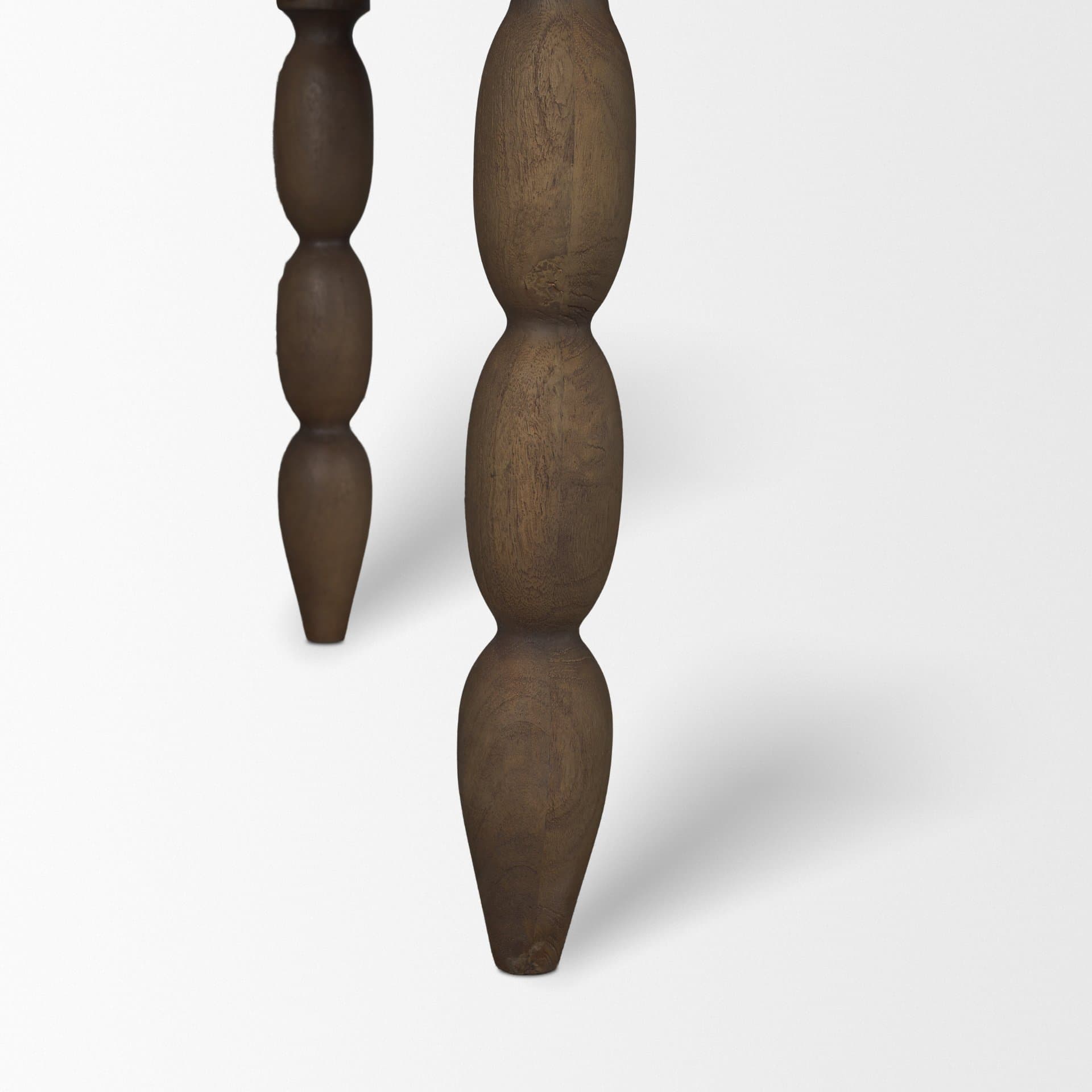 Angeline 96"L x 48"W Extendable Dining Table | Dark Brown Wood | Seats 8-10 — product photograph