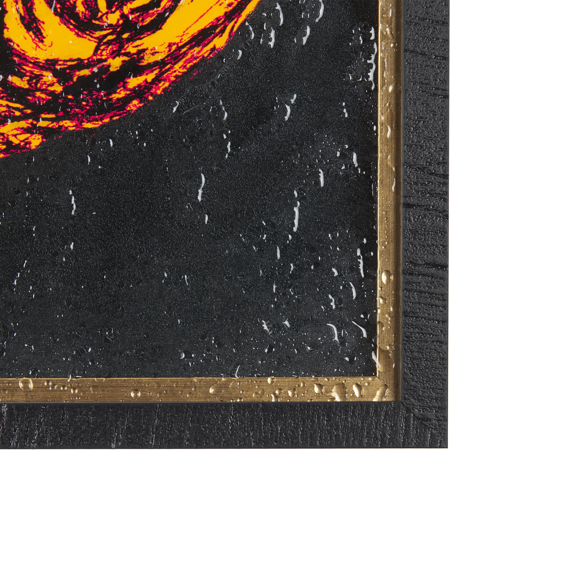 Largemouth Bass Orange by Mercana Studio a Hand Embellished Textured Framed Art Print — product photograph