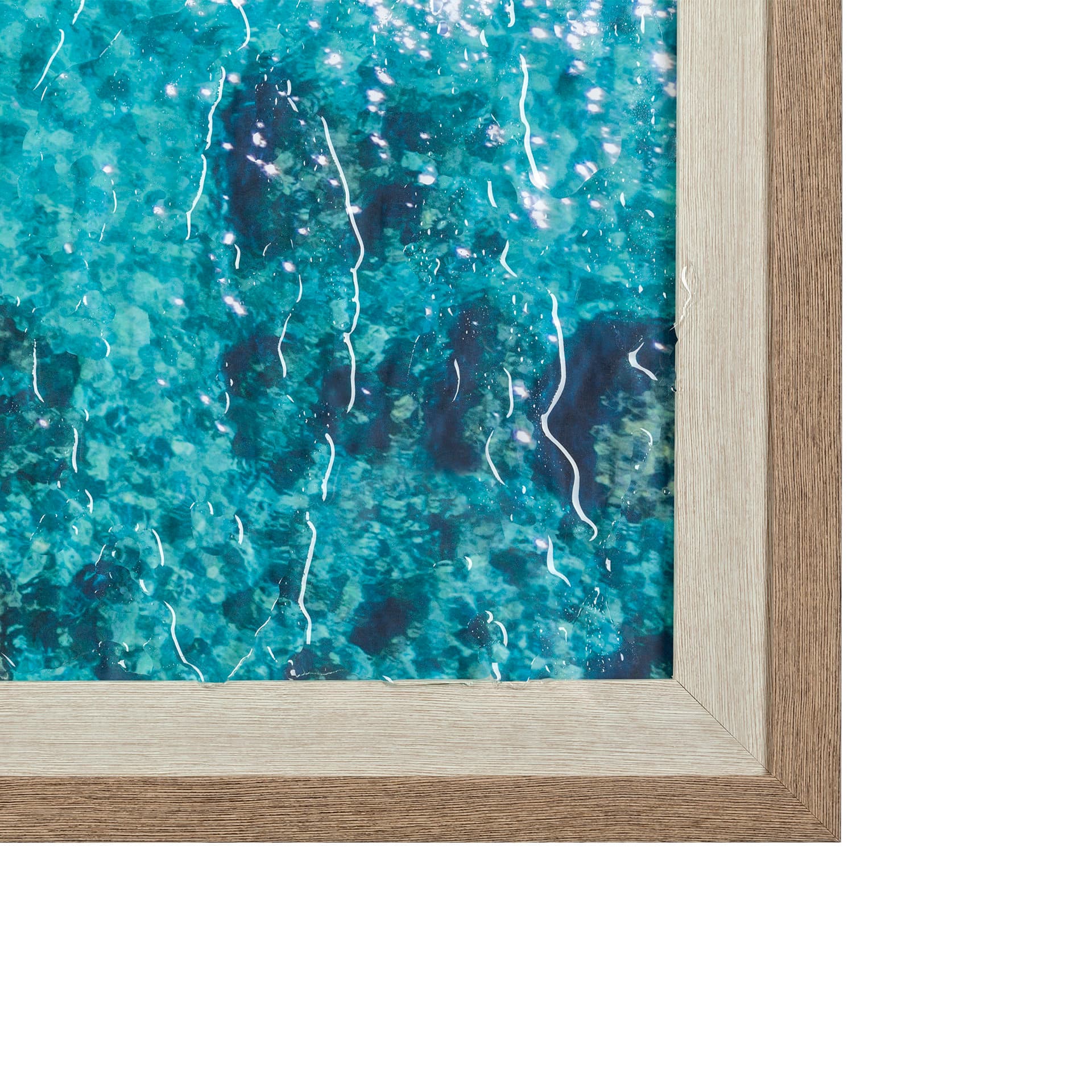 Anthony Quinn Bay by Michele Falzone a Hand Embellished Textured Framed Photo Art Print Matted under — product photograph