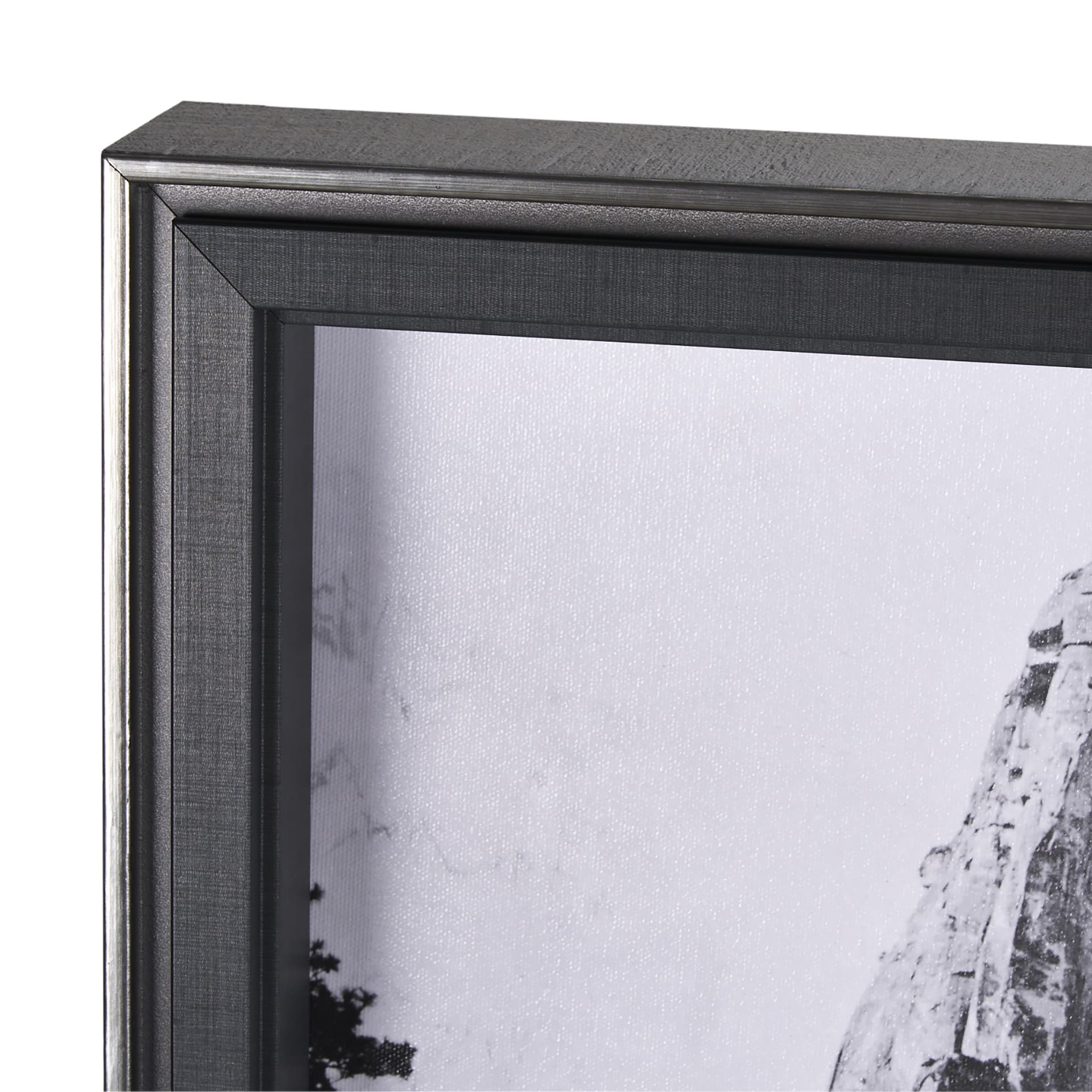 Cathedral Rock by Carleton E Watkins a Hand Embellished Textured Framed Photo Art Print — product photograph