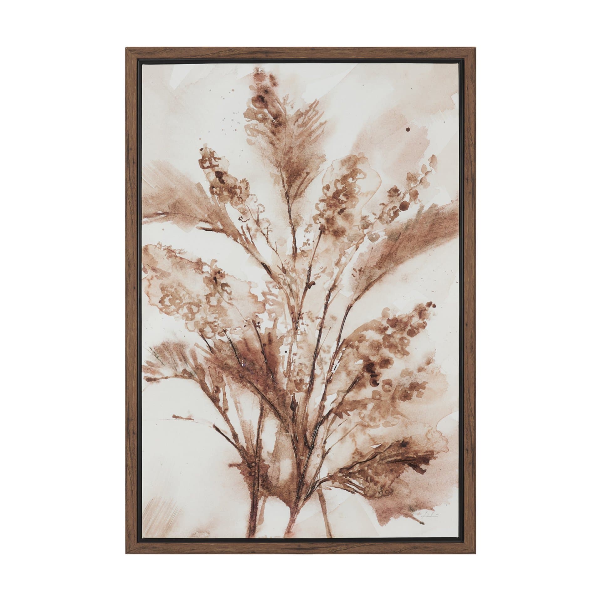 Fieldspoke II by Mercana Studio Hand-Embellished Textured Framed Canvas Artwork — product photograph