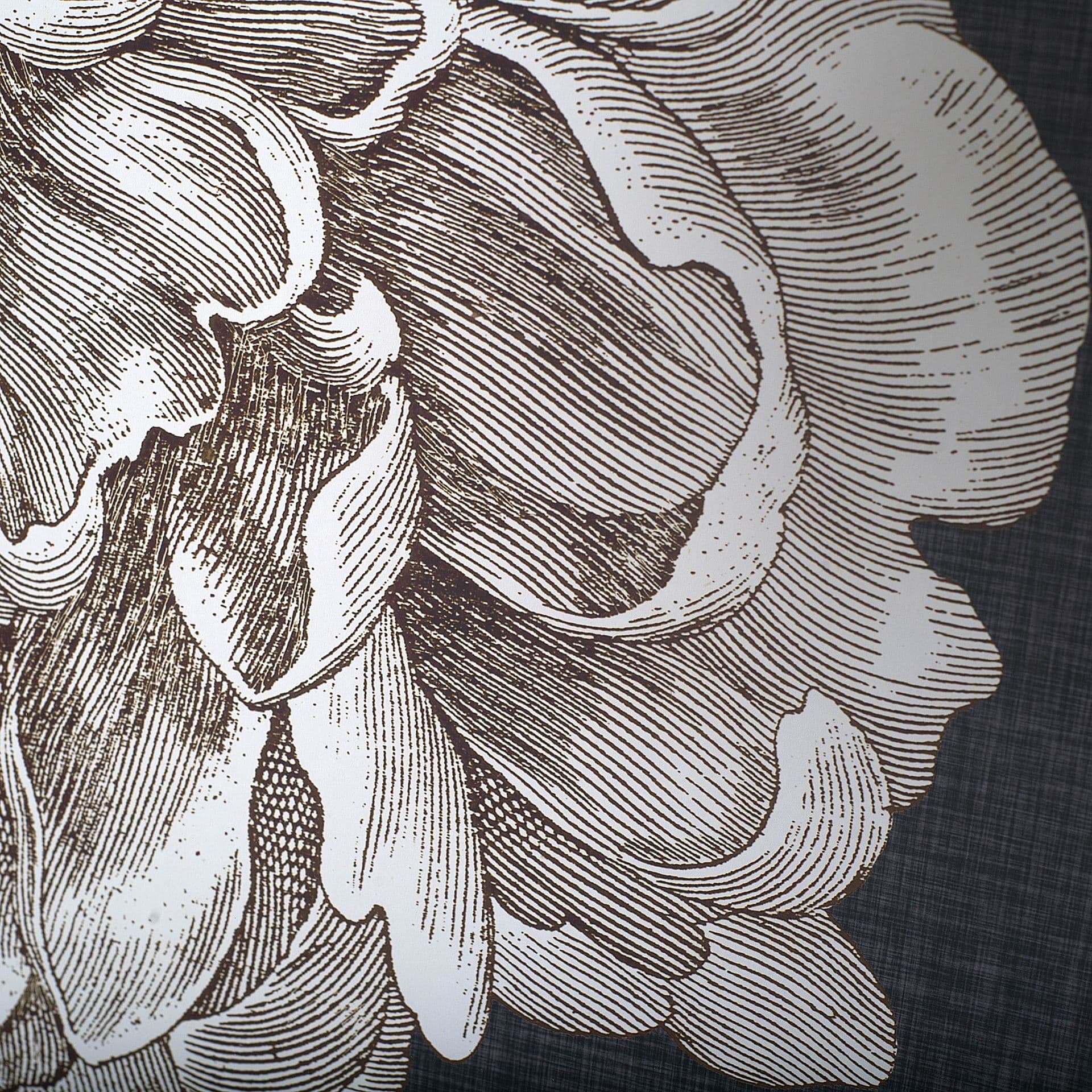 Dramatic Peony I by Vision Studio a Hand Embellished Textured Framed Art Print Matted under Glass — product photograph