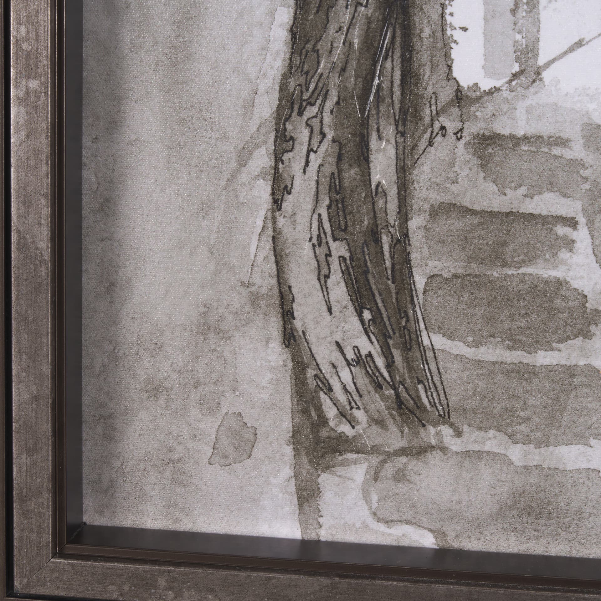 Blossoming Tree II by Mercana Studio a Hand Embellished Textured Framed Art Print — product photograph