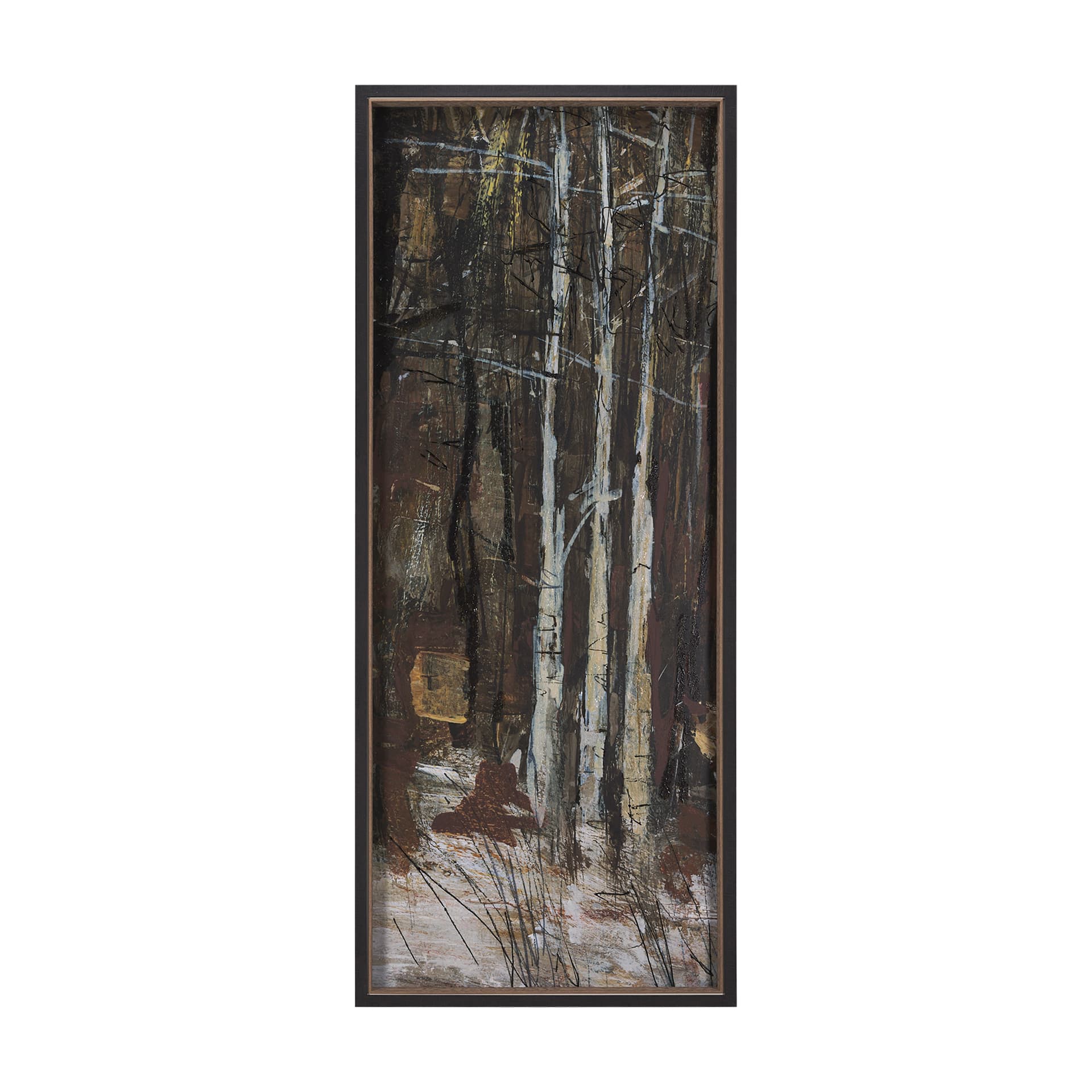 Forest View VI by Mercana Studio a Hand Embelished Textured Framed Art Print — product photograph