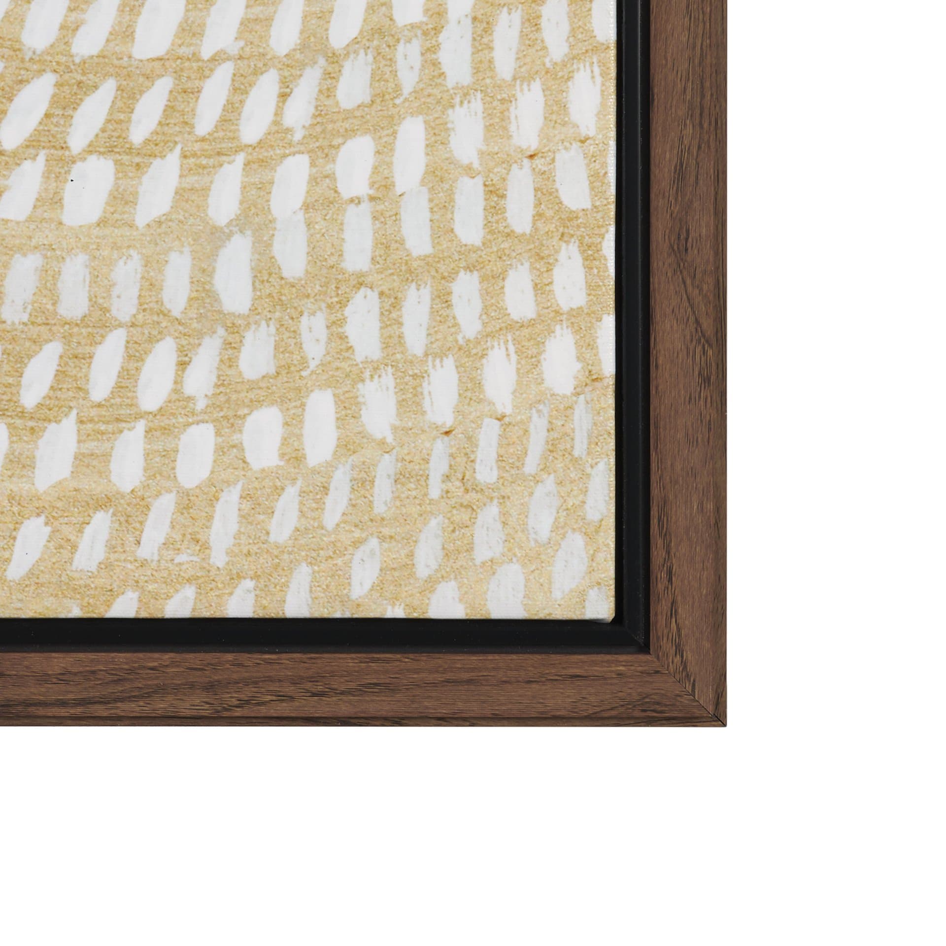 Mystic Patterns by Emma Peal Hand-Embellished Textured Framed Canvas Artwork — product photograph