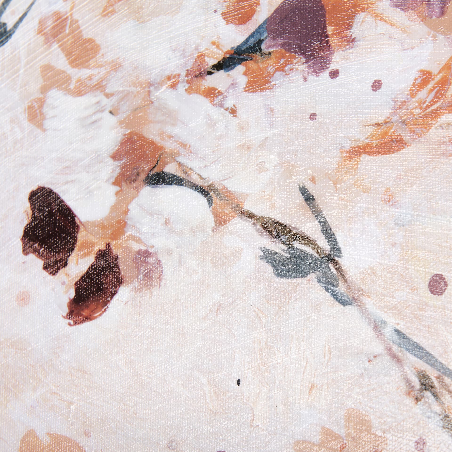 City sunset(L) by Mercana Studio a Hand Embellished Textured Canvas — product photograph