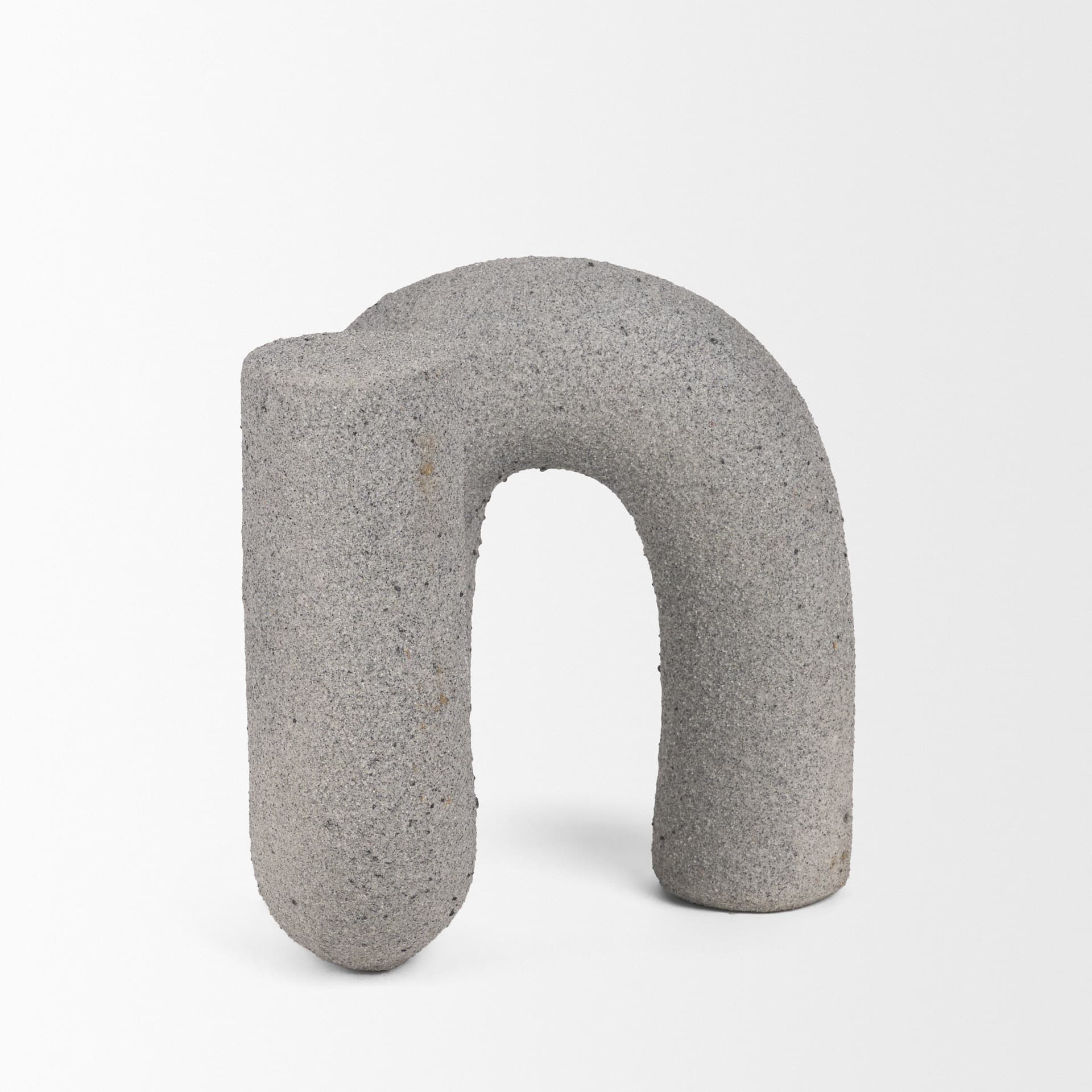 Kailas Resin Textured Concrete Gray Decorative Object — product photograph