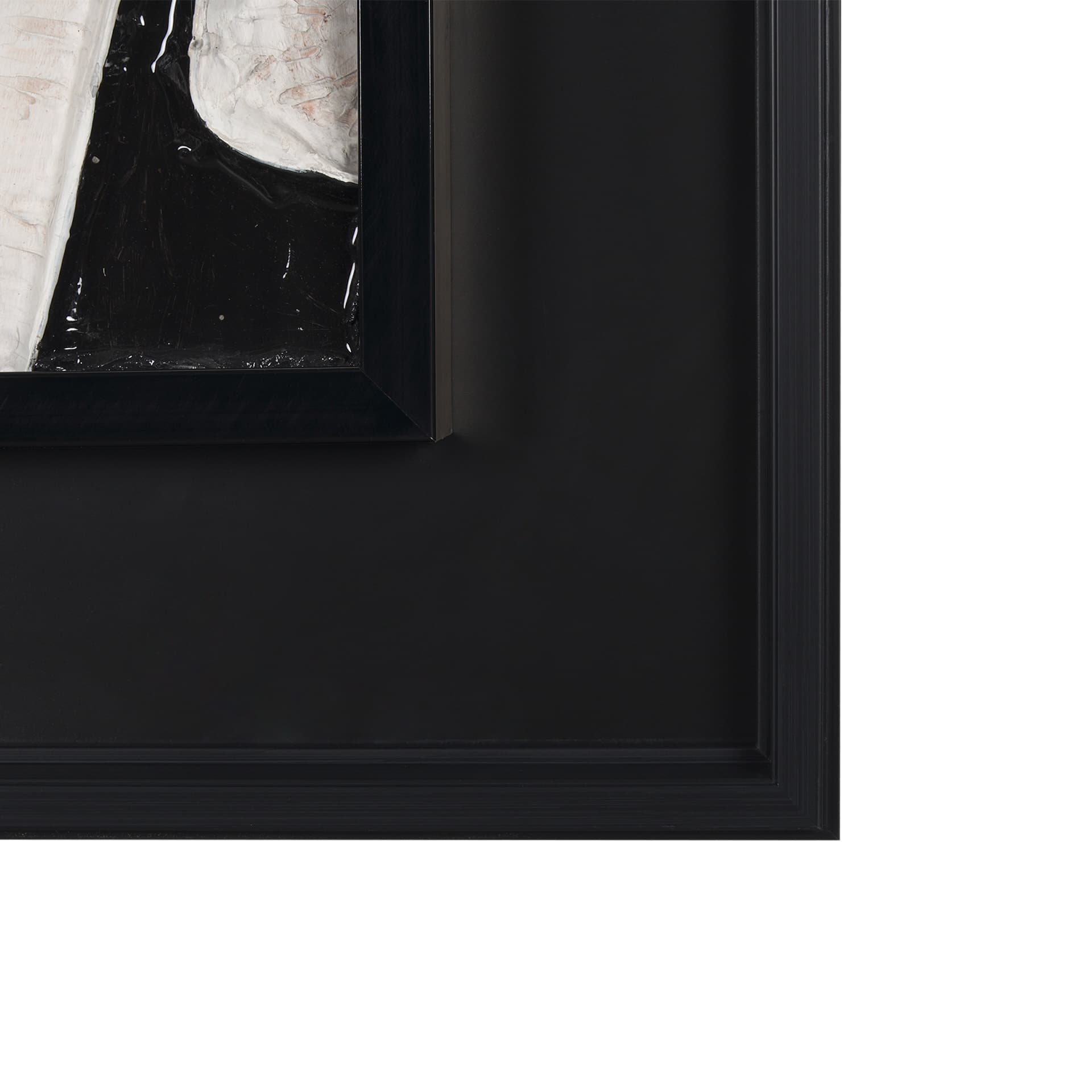 Webs of Ink by Studio M a handmade Original Framed Artwork under Glass — product photograph