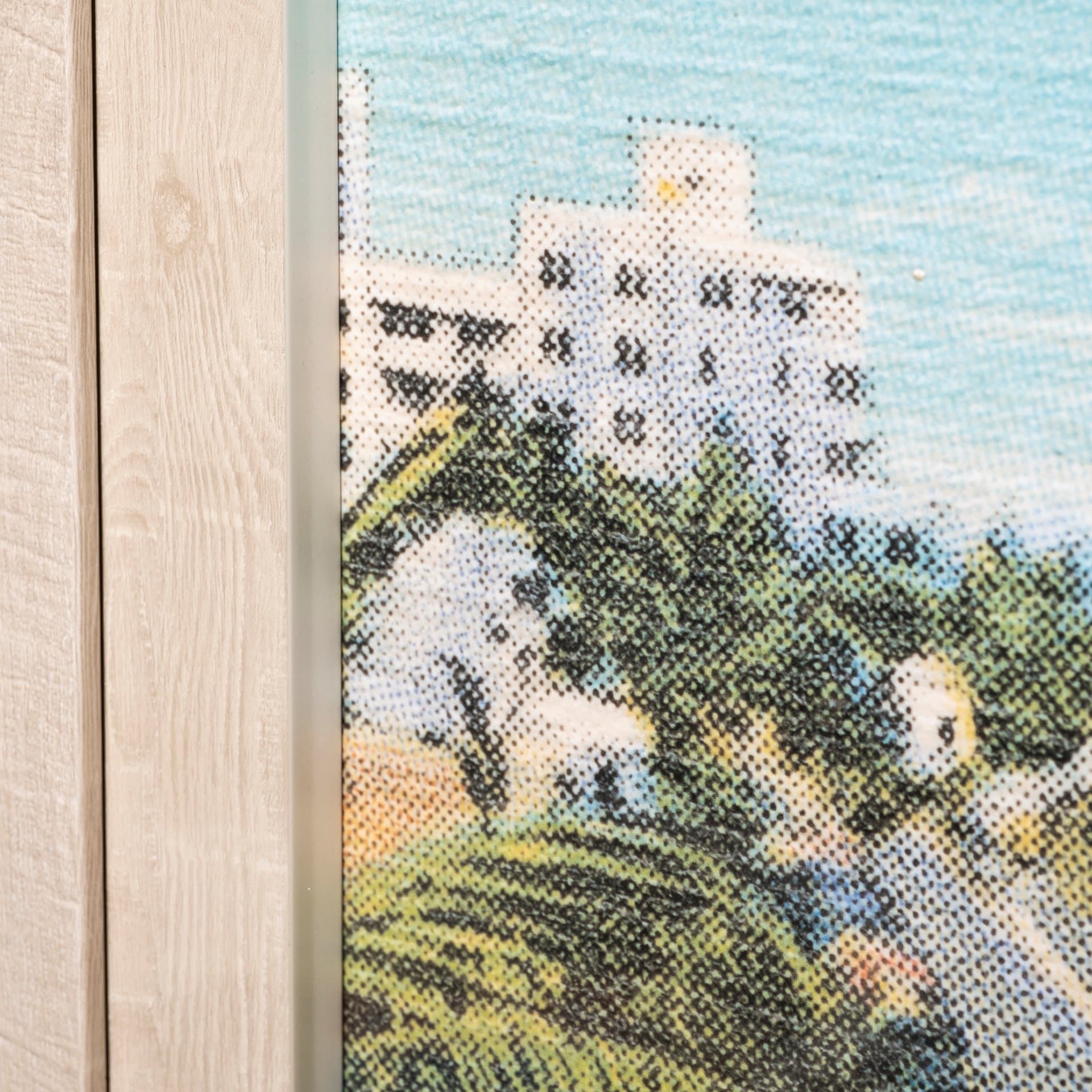 Beach Postcard II by Wild Apple Portfolio a Framed Art Print Matted under Glass — product photograph