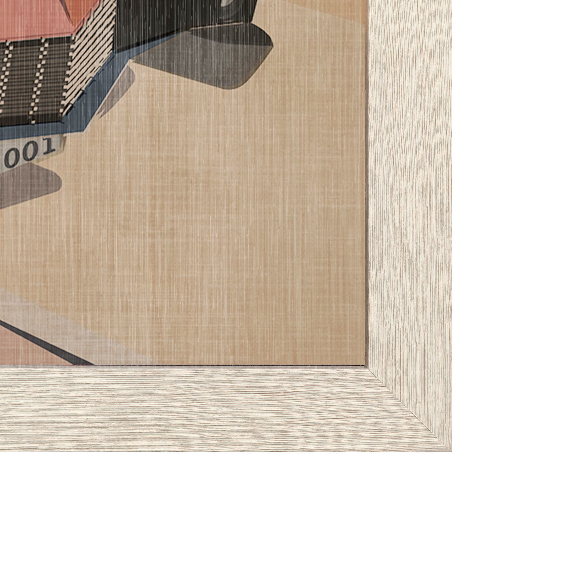 California Go USA (L) by Mercana Studio a Hand Embellished Decograph Framed Art Print — product photograph