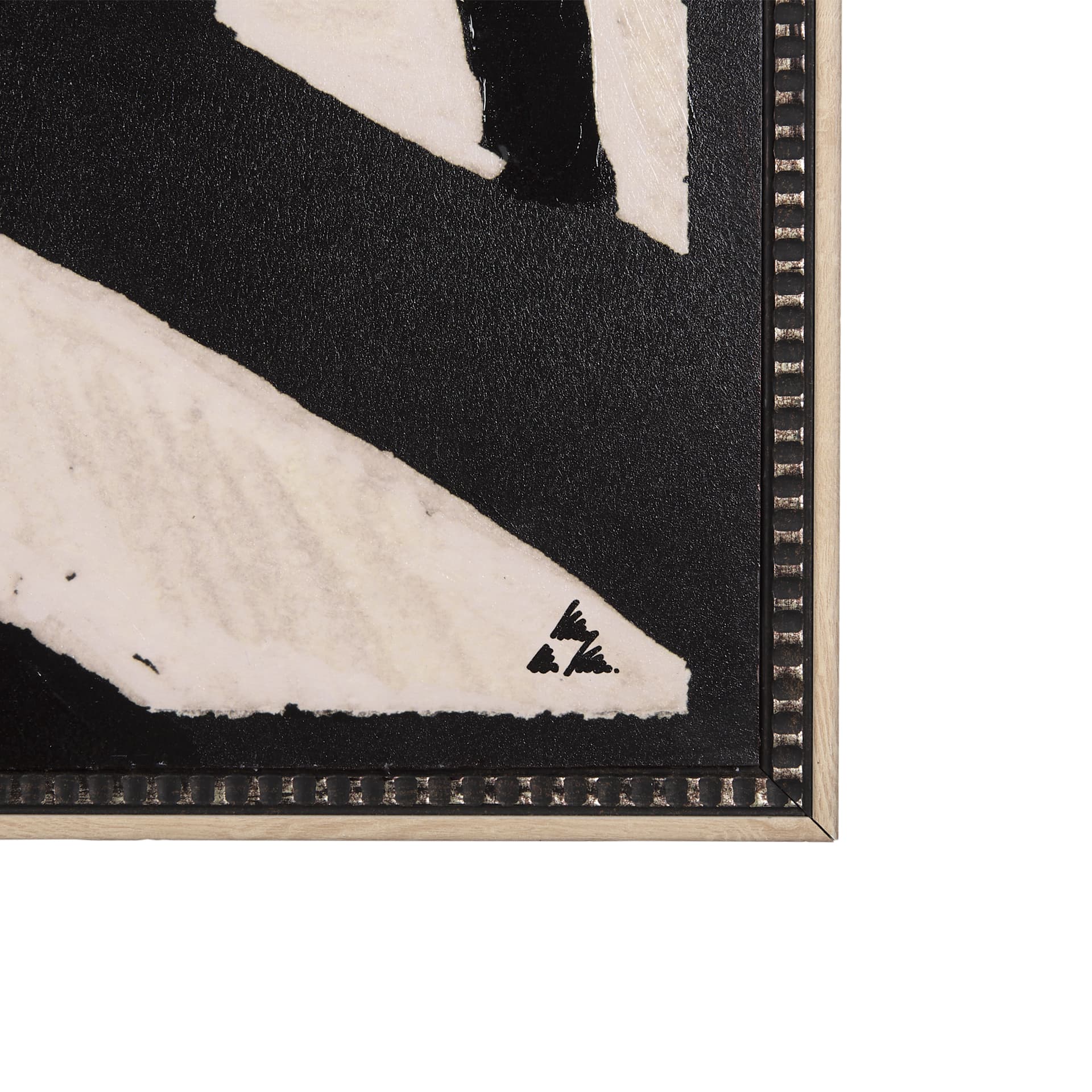 Clay Patern I by Mercana Studio a Hand Embellished Textured Framed Art Print — product photograph