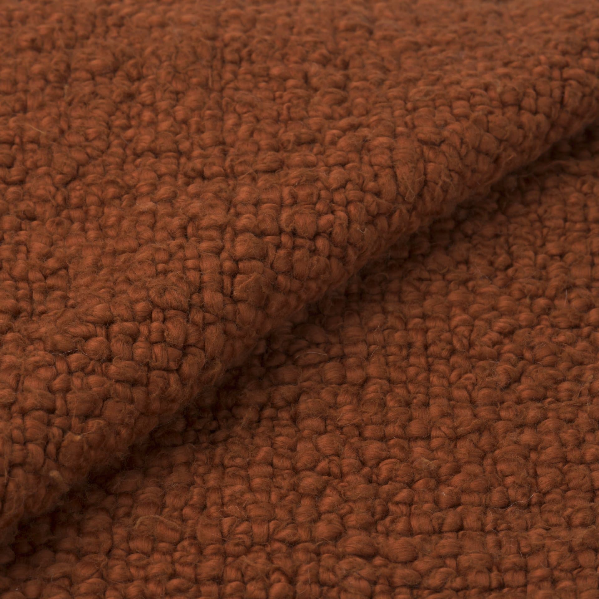 Kambal Copper Rust Woven Cotton Throw Blanket — product photograph