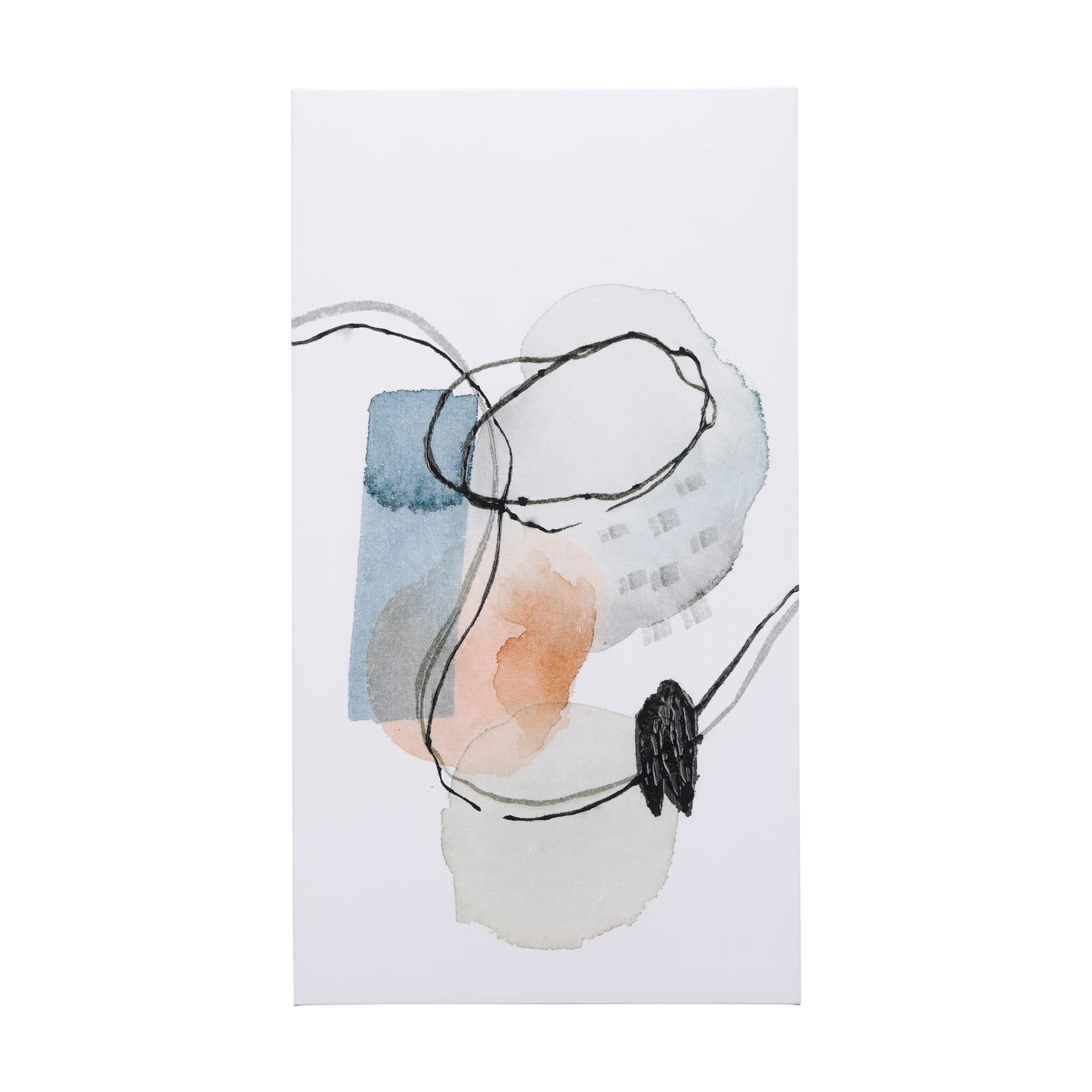 A Cloudy Afternoon I by Mercana Studio a Hand Embellished Textured Canvas — product photograph