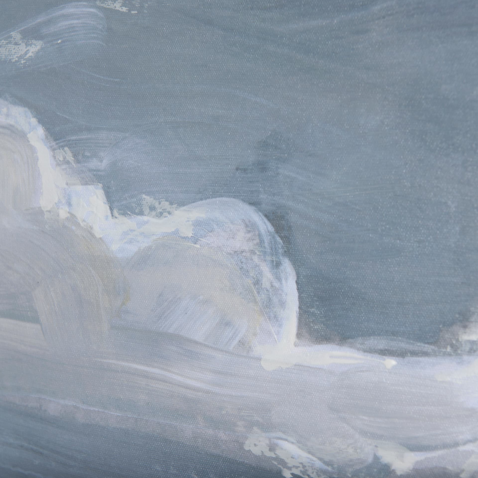 Grey Sky I by Mercana Studio a Hand Embellished Textured Canvas — product photograph