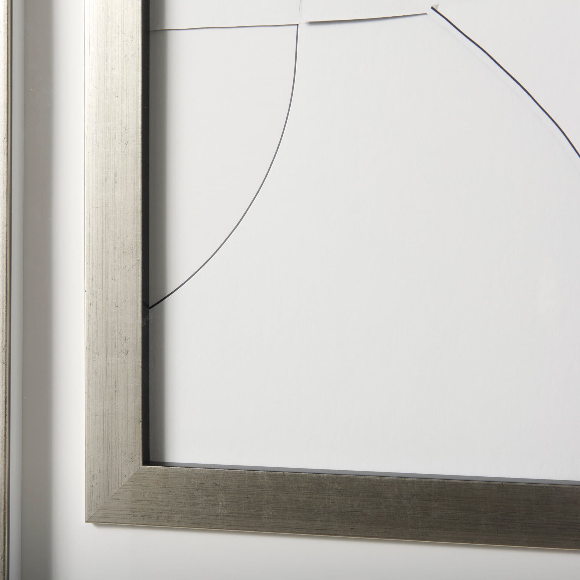 Geometry Experiment I by Studio M a handmade Original Framed Artwork under Glass — product photograph