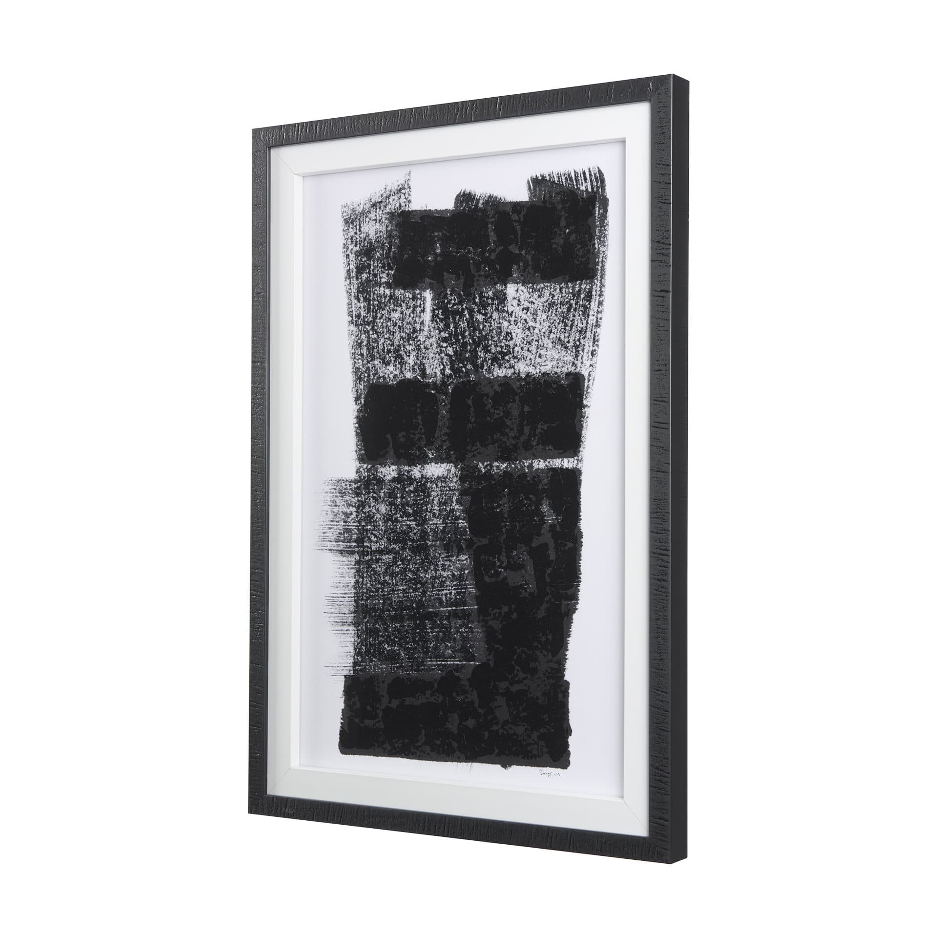 Wind II by Mercana Studio a Hand Embellished Textured Framed Art Print Matted under Glass — product photograph
