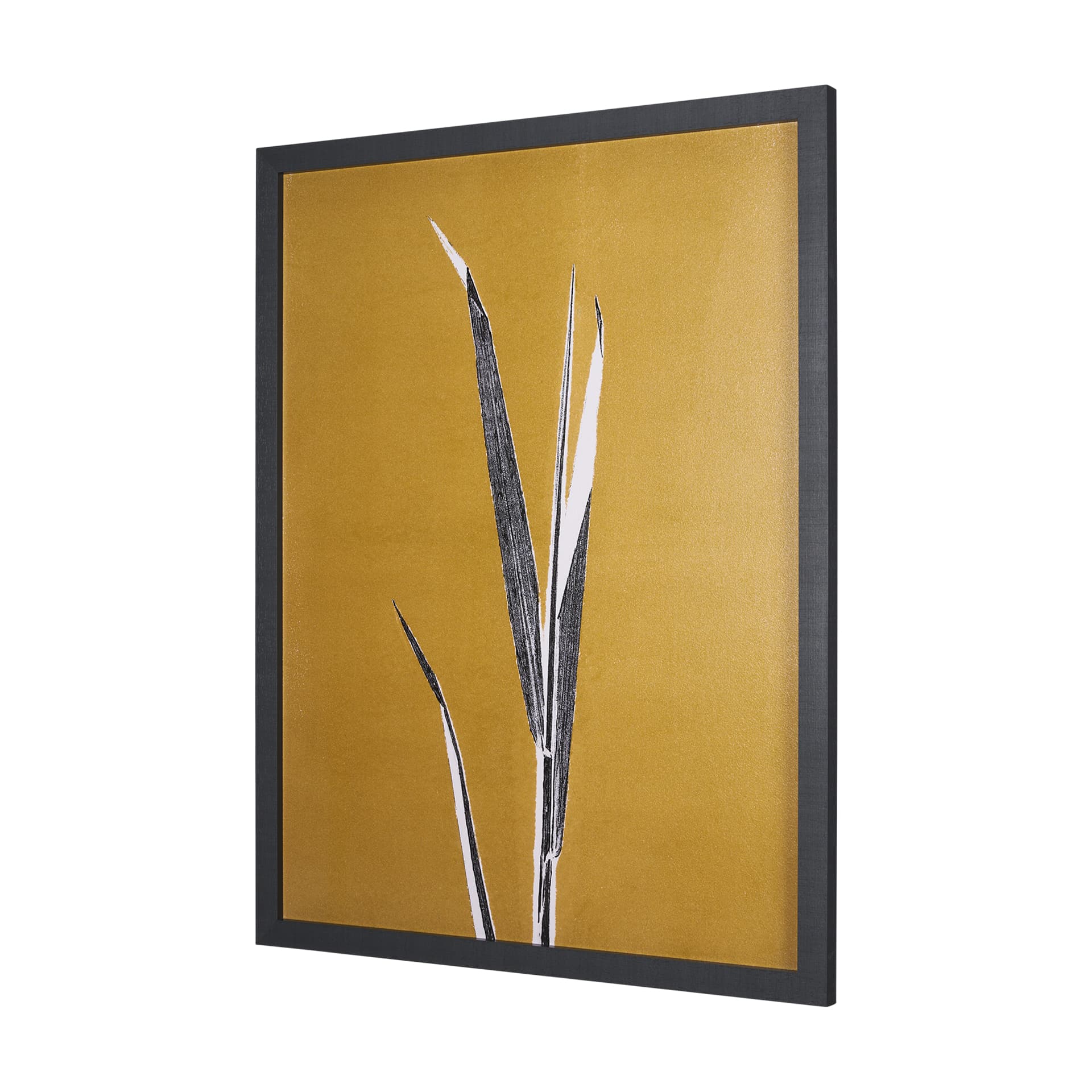New Grasses 2 by Mary Margaret Briggs a Hand Embellished Textured Framed Art Print — product photograph