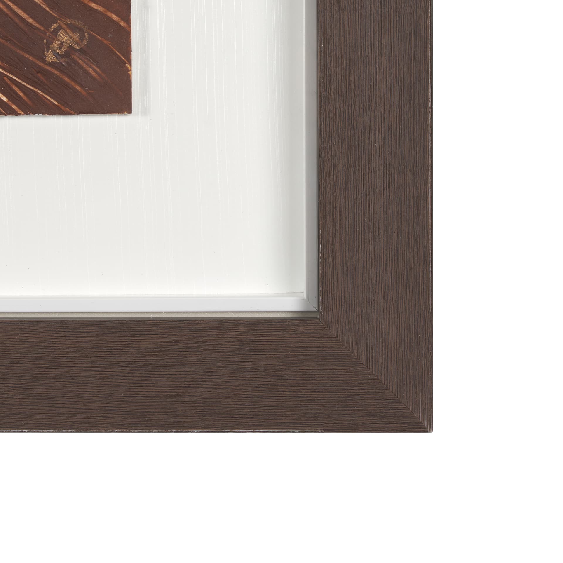 Red Rock View II by Studio M a handmade Original Framed 3D Textured Artwork under Glass — product photograph