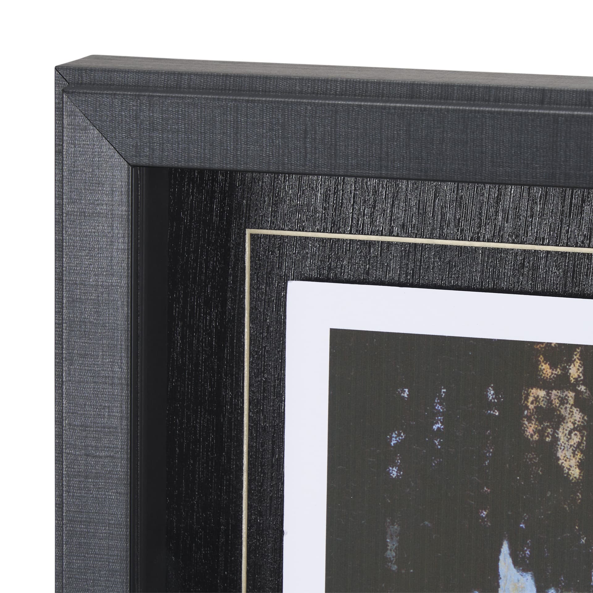 City Vibe IV by Mercana Studio a Hand Embellished Textured Framed Art Print Matted under Glass — product photograph