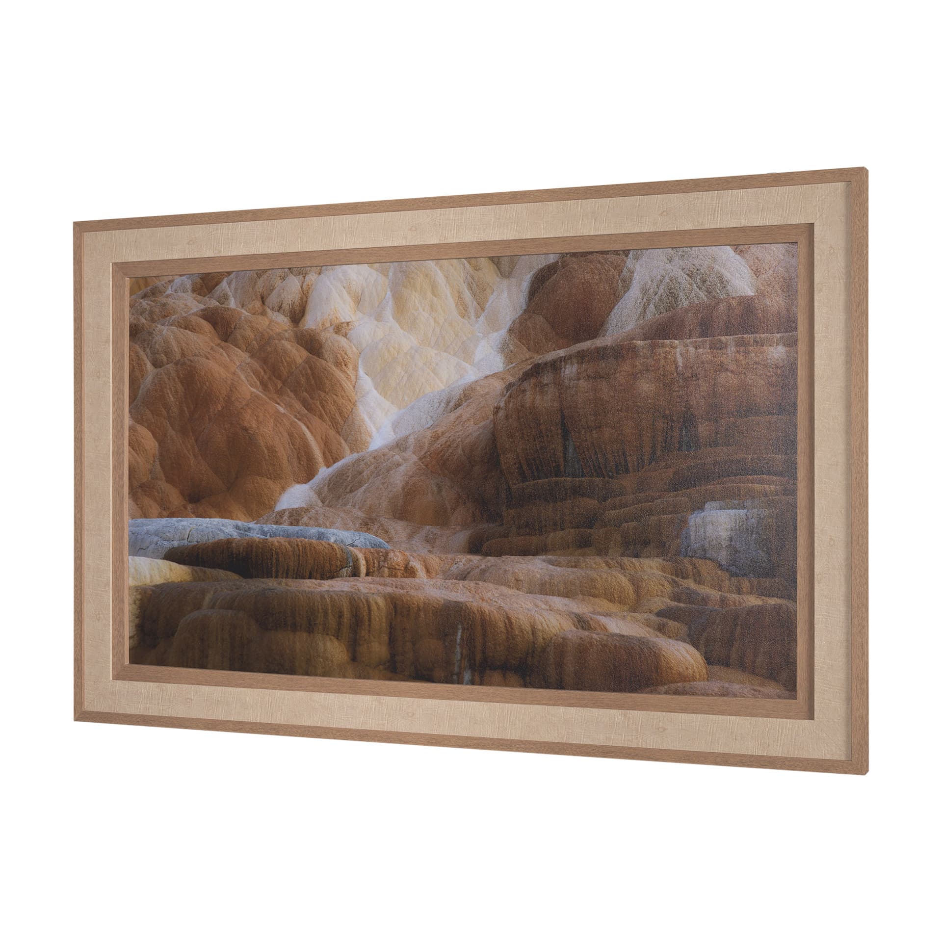 Liquid Travertine by Gary Blatter a Hand Embellished Framed Photo Art Print — product photograph