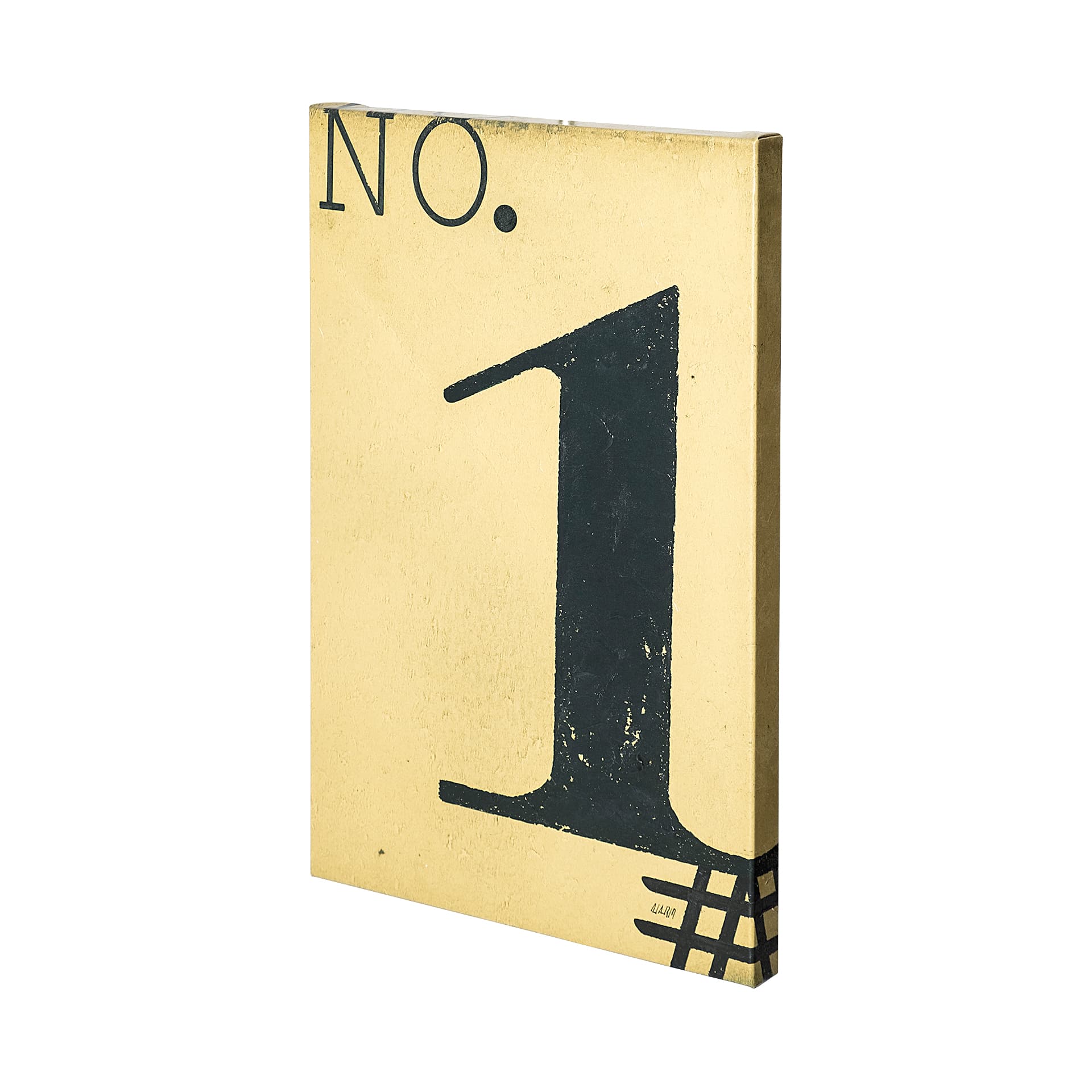 Value Collector 1 by Alarm a Hand Embellished Textured Canvas — product photograph