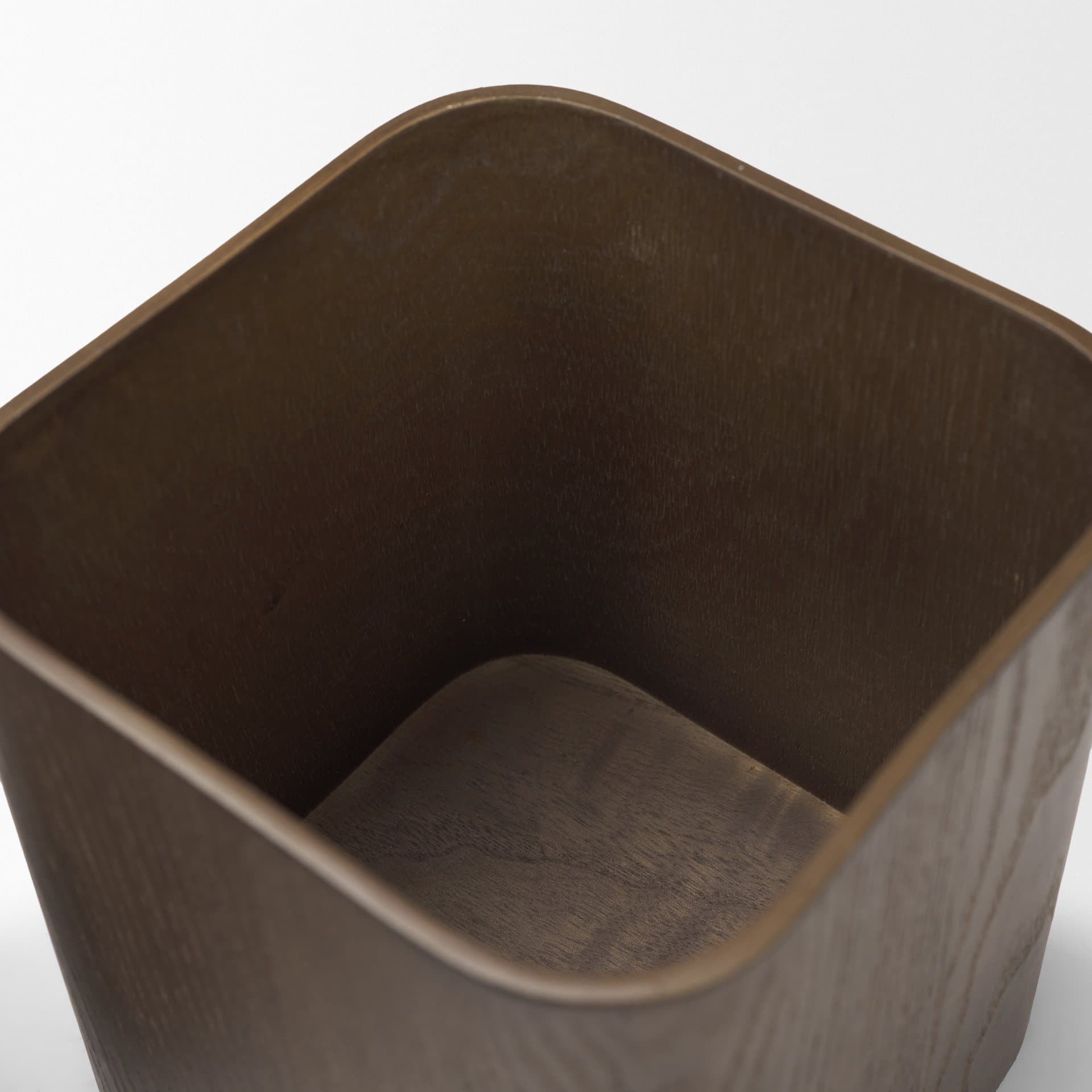 Benton Brown Wood w/ Brass Handle Decorative Box Set — product photograph