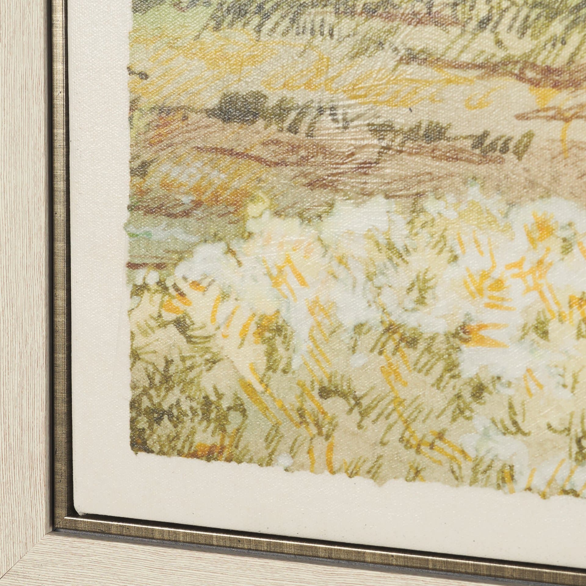 Cactus Country II by Mercana Studio Hand-Embellished Textured Framed Canvas Artwork — product photograph