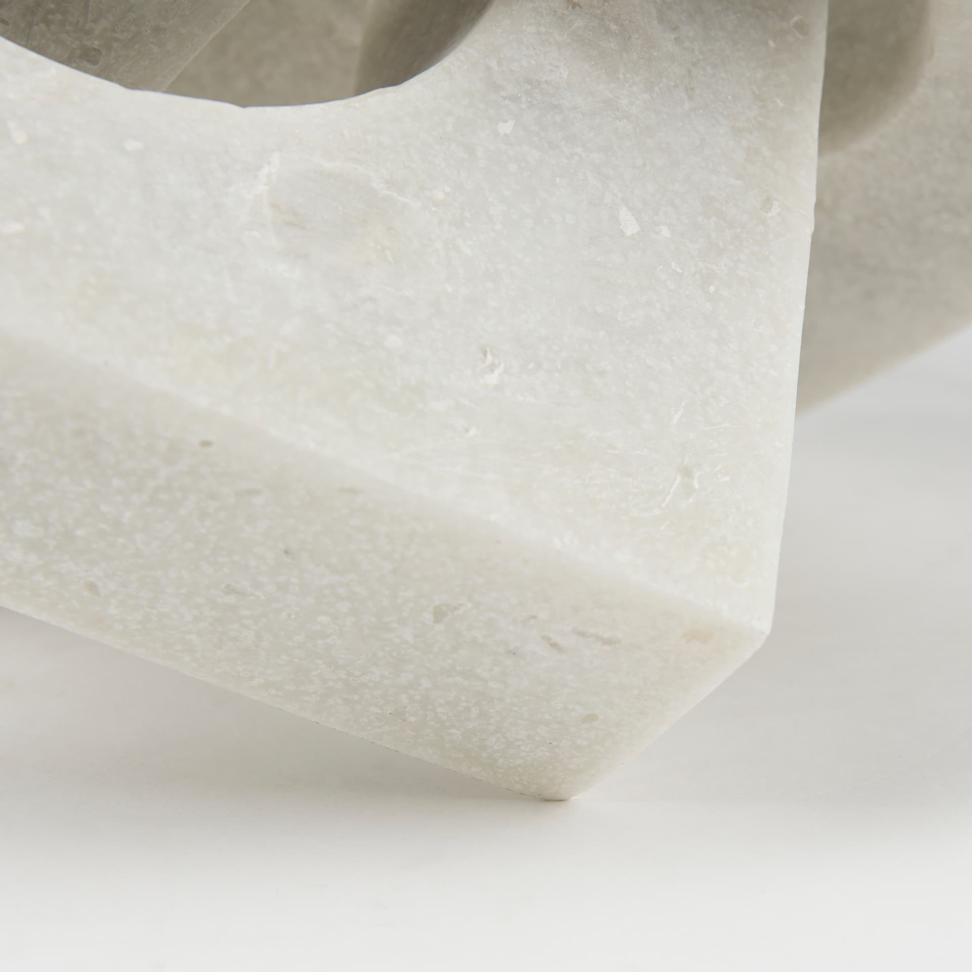 Linx Large Granite Resin Sculpture Decorative Object — product photograph