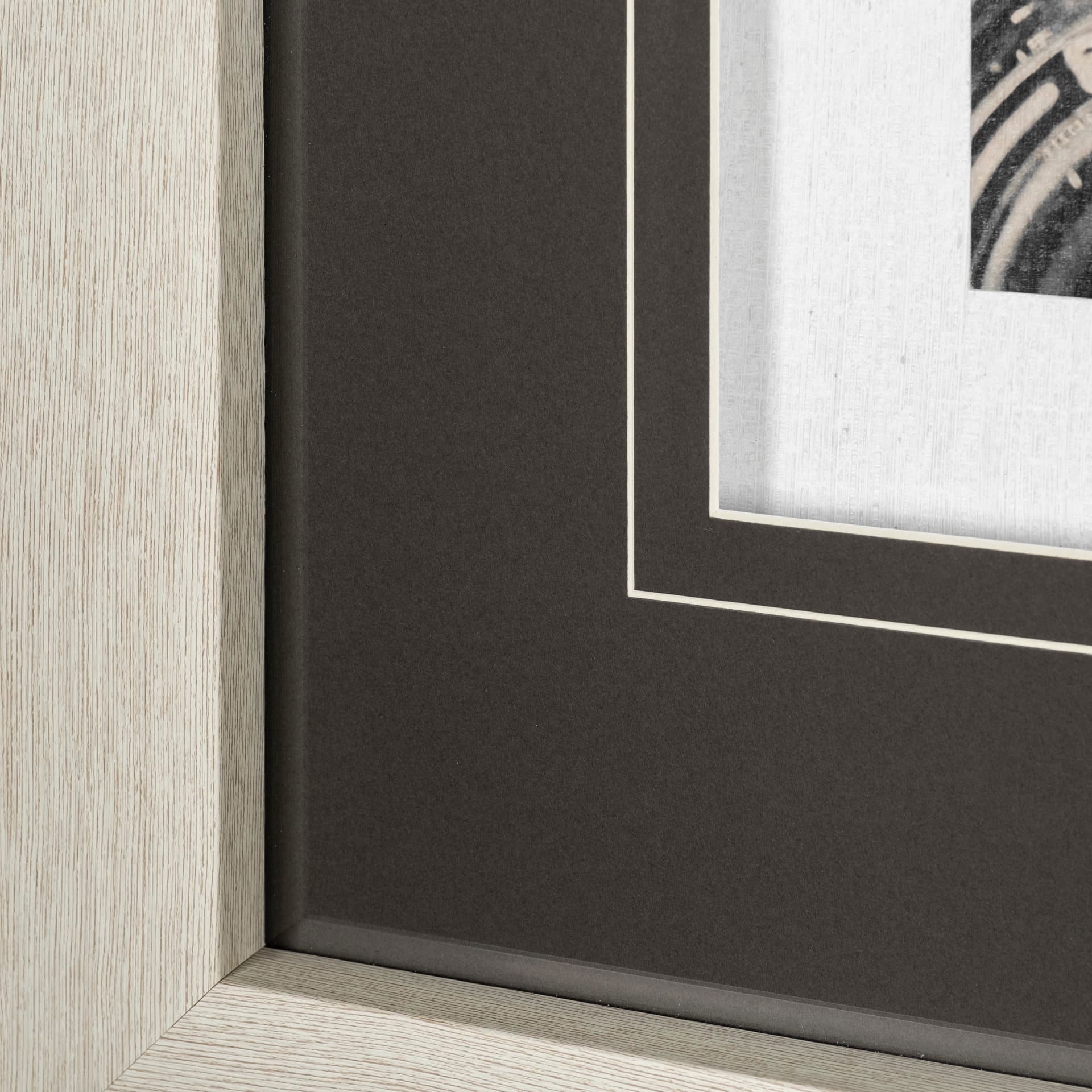 Vintage Cameras by Thomas Brown a Hand Embellished Textured Framed Art Print Matted under Glass — product photograph