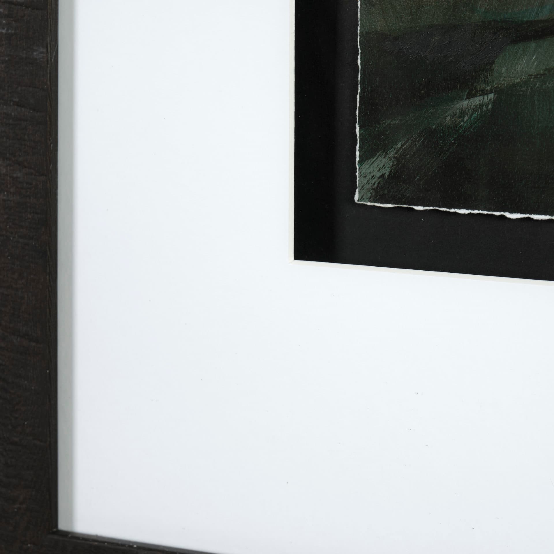 Guardian II by Jonathan Klassen a Hand Embellished Textured Framed Art Print Matted under Glass — product photograph