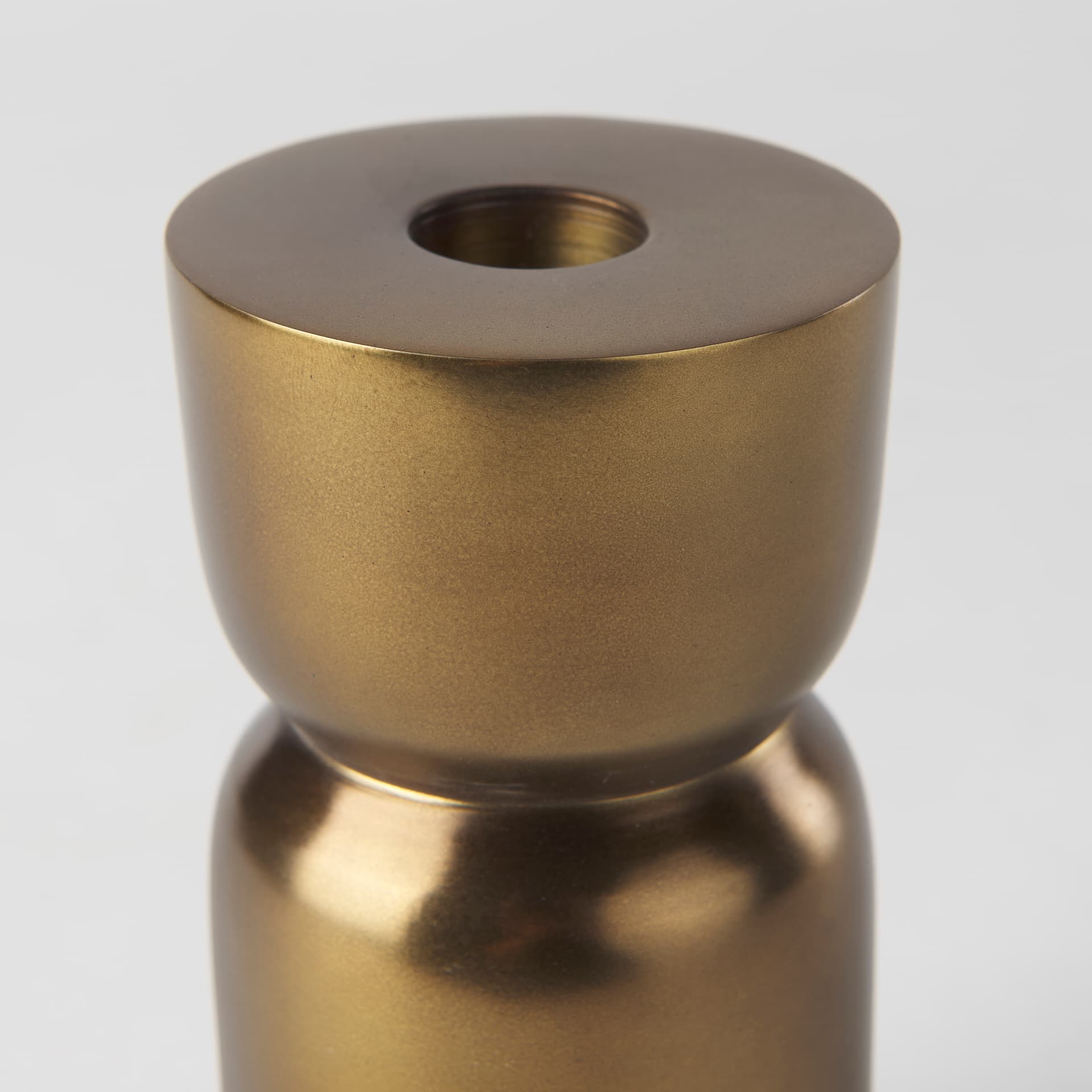Malta Aluminum Candle Holder Small — product photograph