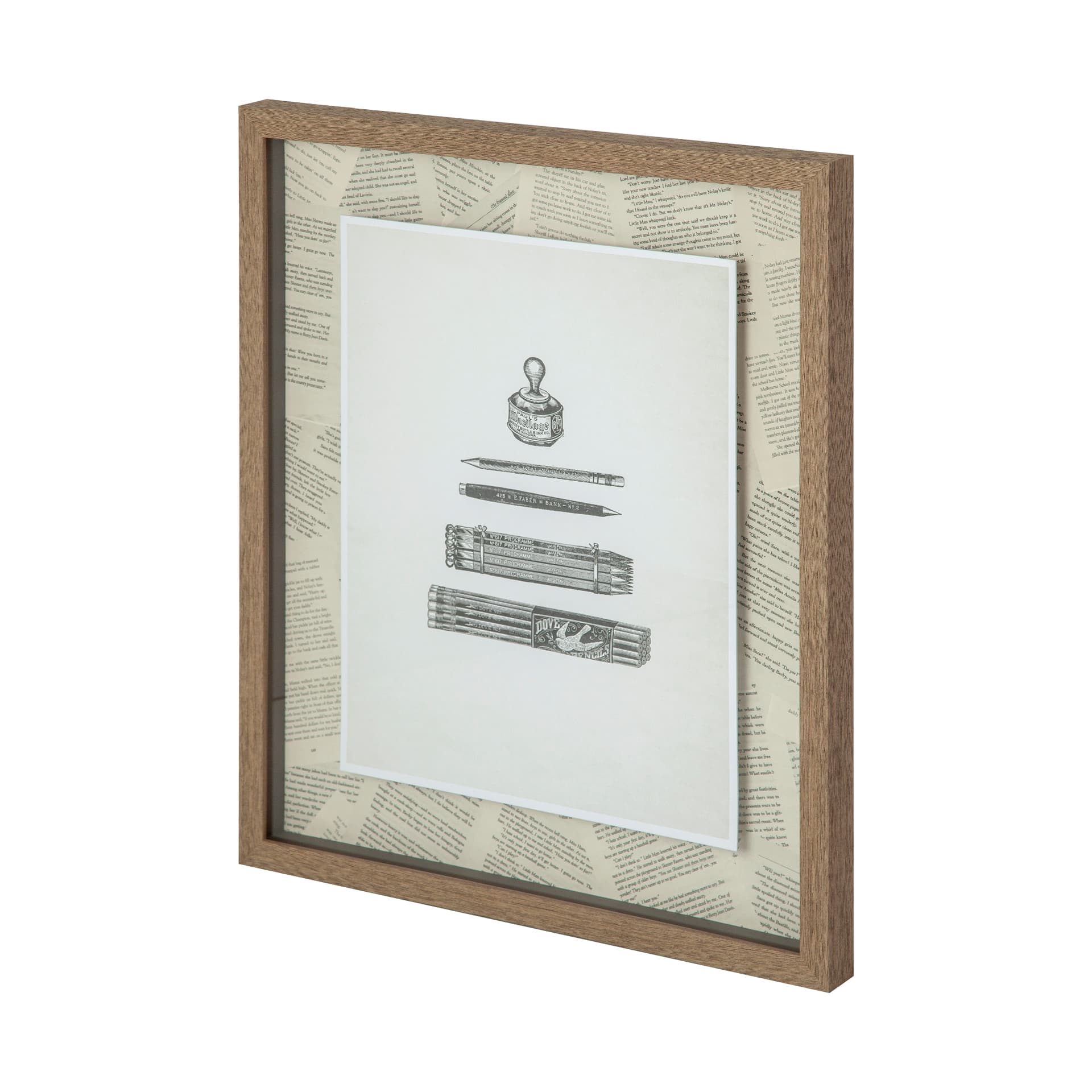 Pencils & Pen by Sam Appleman a Framed Art Print Matted under Glass — product photograph