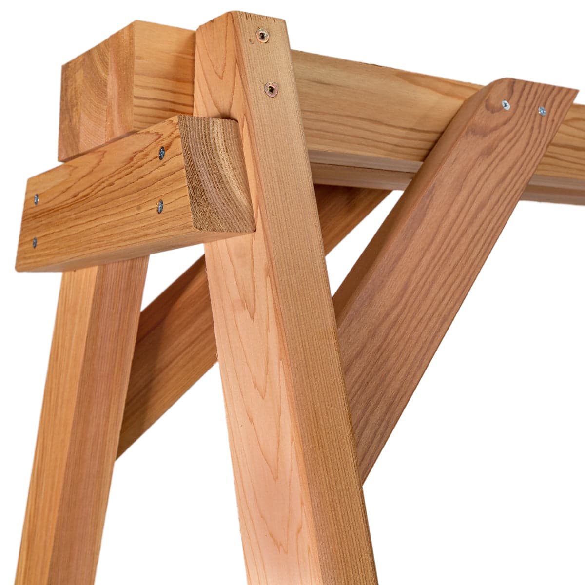 7.5 Ft A-Frame Cedar Garden Swing Stand — product photograph