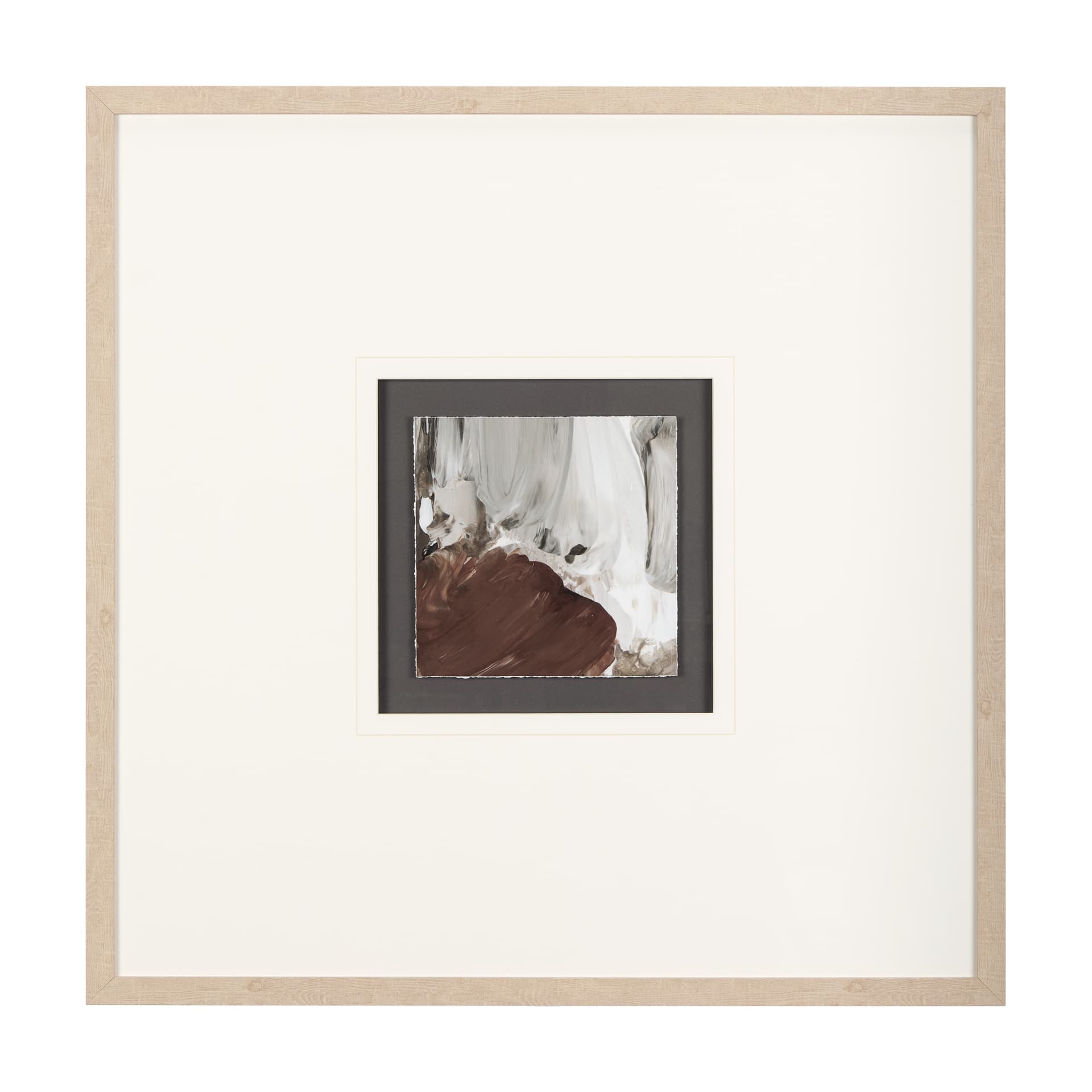 Harmonic IV by Mercana Studio a Hand Embellished Textured Framed Art Print Matted under Glass — product photograph