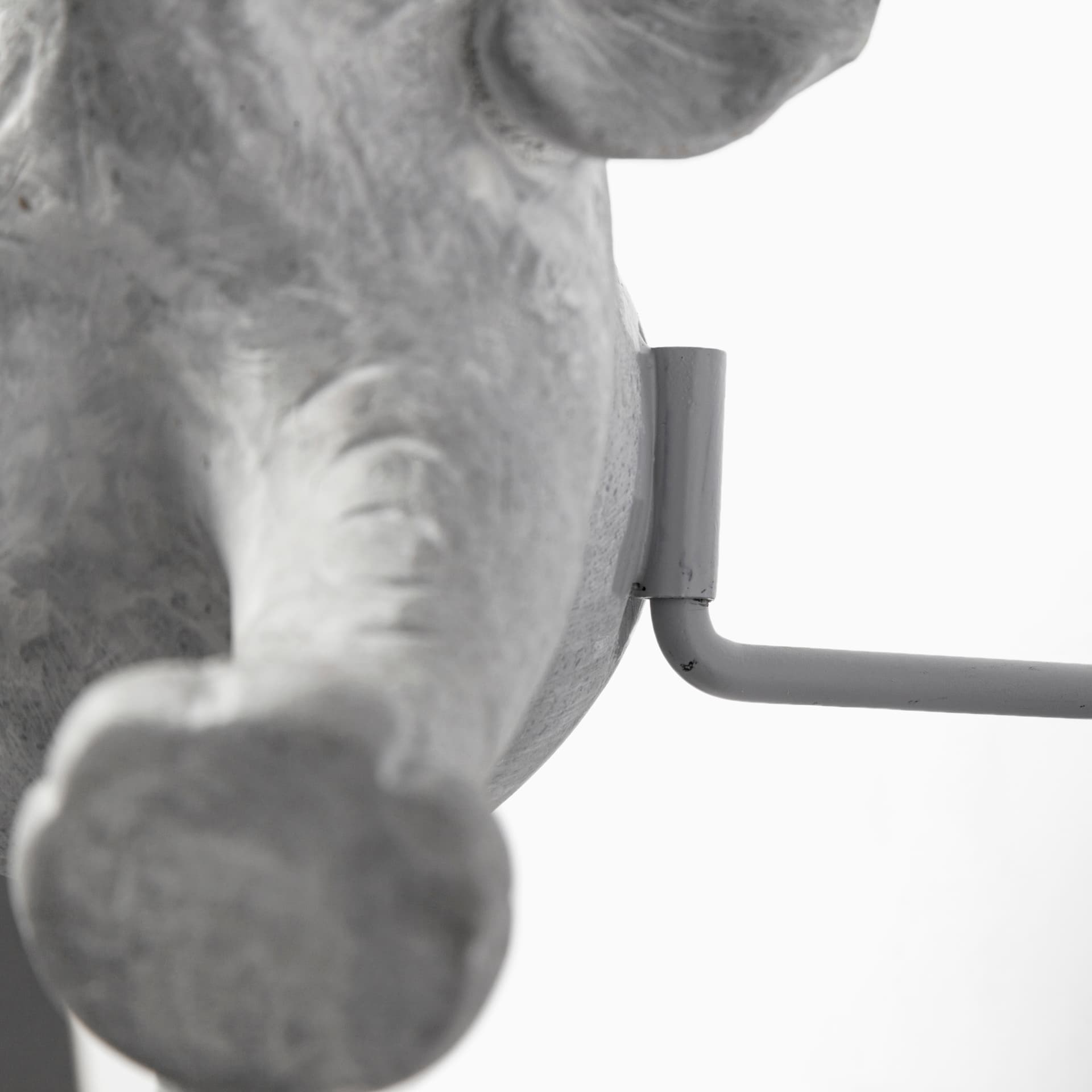 Maynard I Set of 2 Grey Elephant Wall Decorations — product photograph
