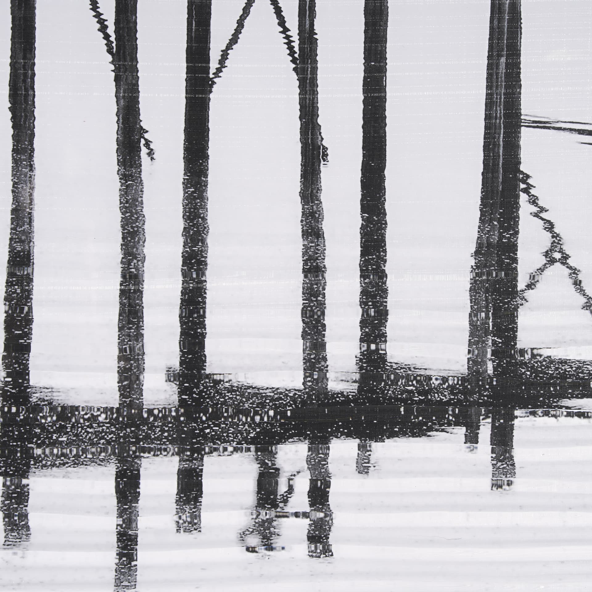 U Bein Bridge by Mercana Studio a Hand Embellished Textured Framed Photo Art Print Matted under Glas — product photograph