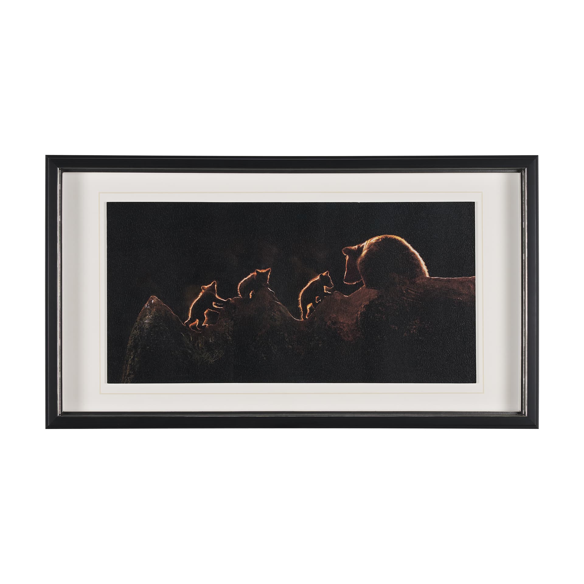 Triplets by Xavier Ortega a Framed Photo Art Print Matted under Glass — product photograph