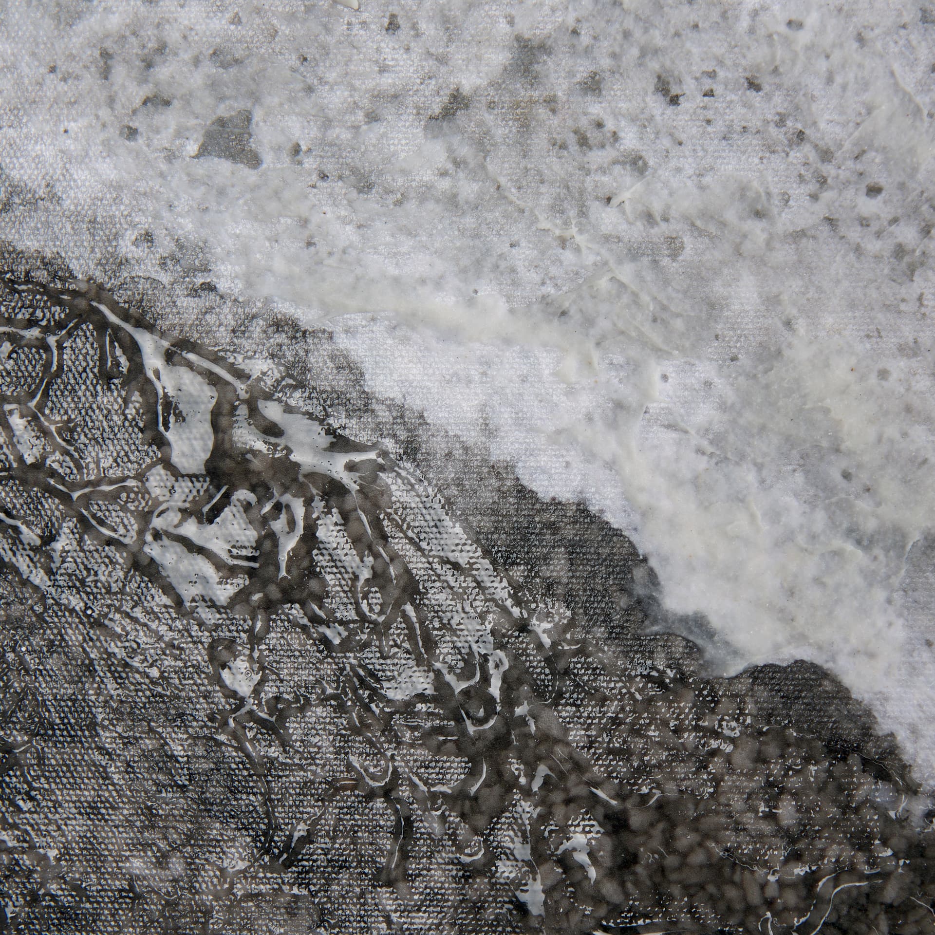 Mudslide II by Mercana Studio a Hand Embellished Textured Canvas — product photograph