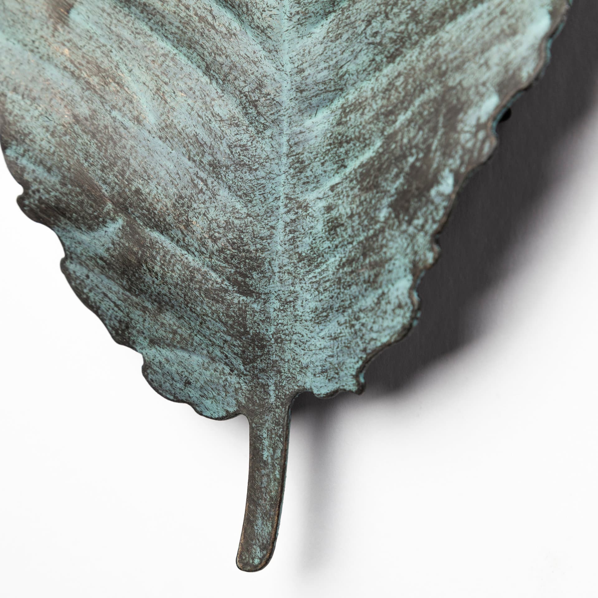 Brattea 12H Small Metal Leaf Wall Art — product photograph