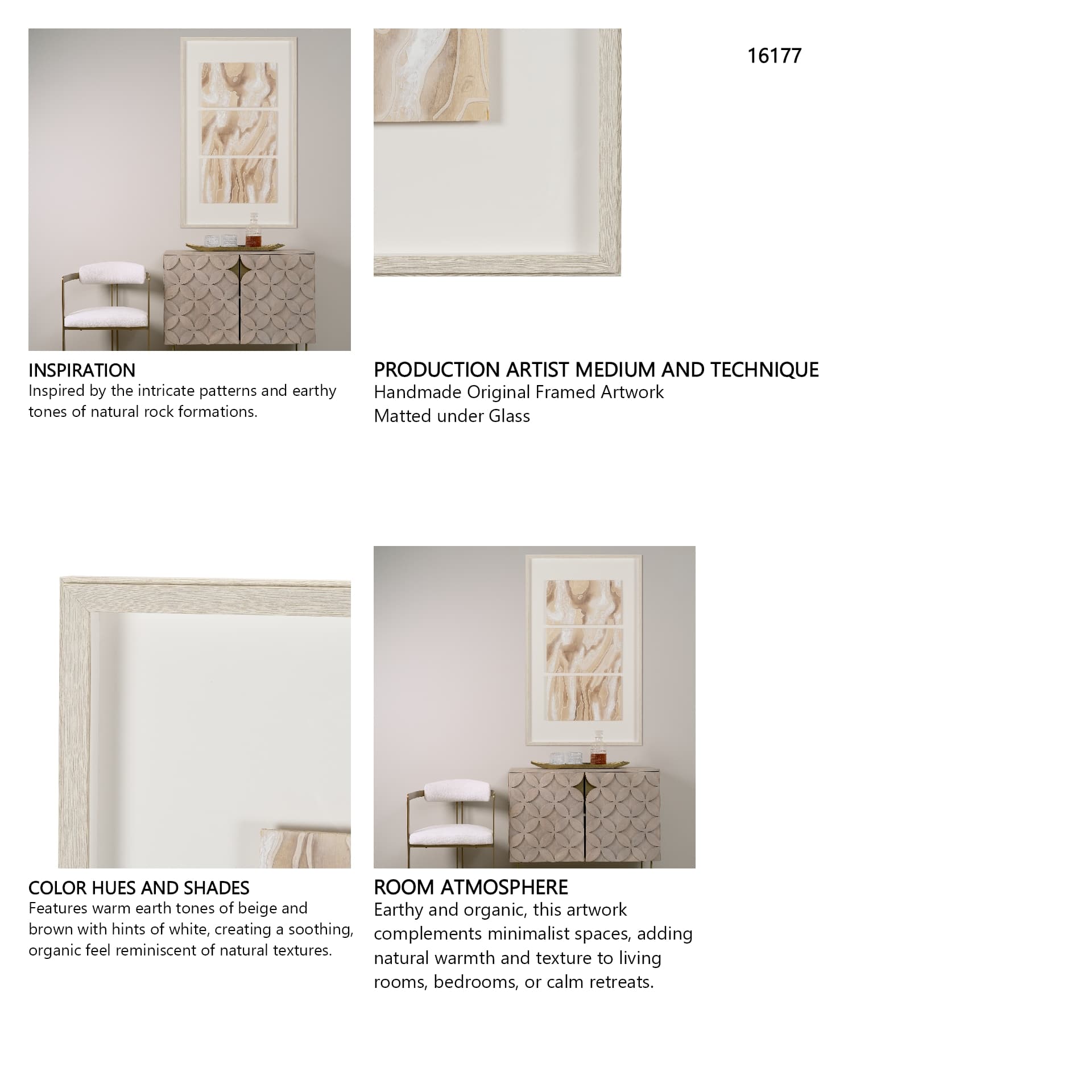 Coastal Topography by Mercana Studio Handmade Original Framed Artwork Matted under Glass — in a styled room