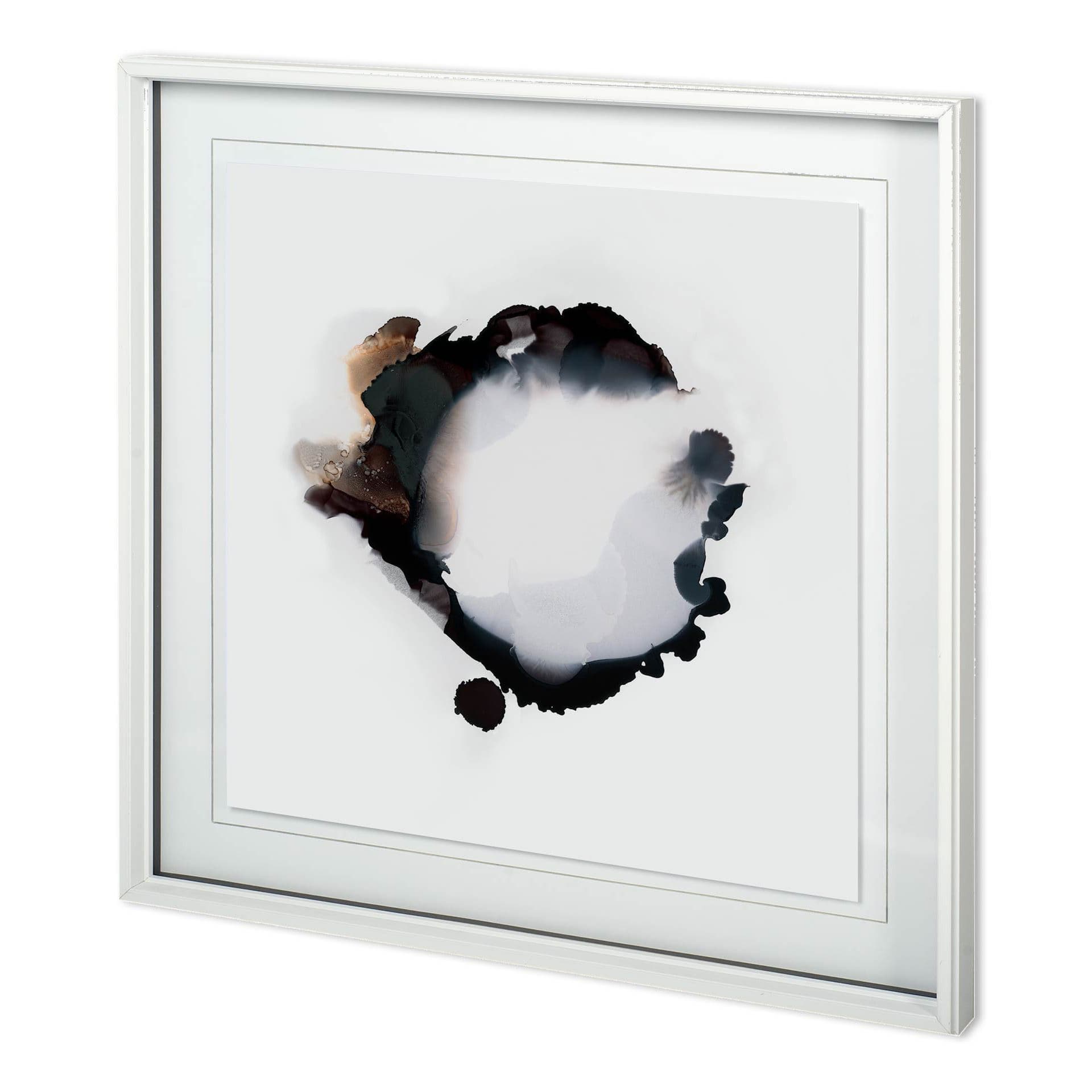 In Memoriam I by Mercana Studio a Hand Embellished Textured Framed Art Print Matted under Glass — product photograph