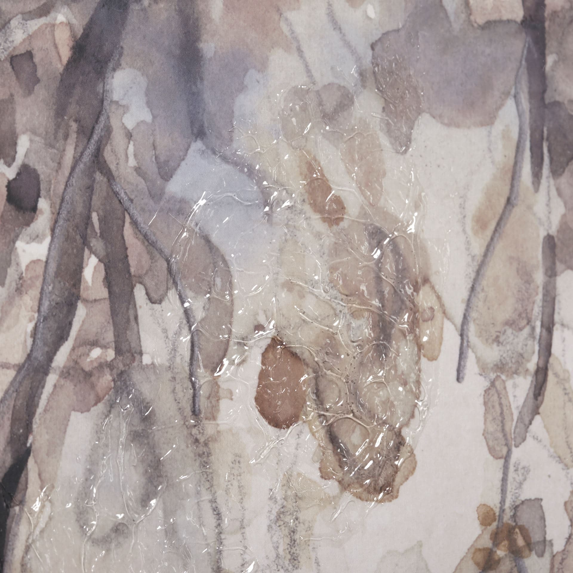 Casual Shade I by Samuel Dixon a Hand Embellished Textured Framed Art Print Matted under Glass — product photograph