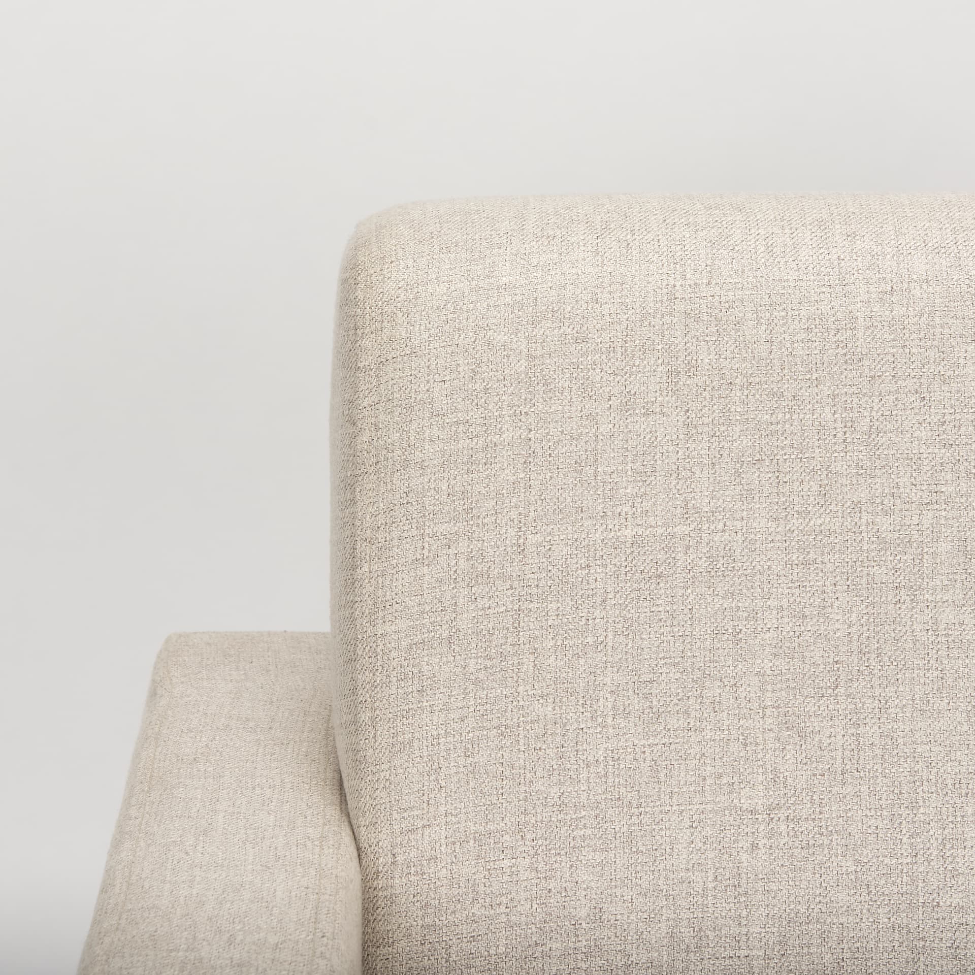 Sovereign Oatmeal Fully Upholstered Accent Chair — product photograph